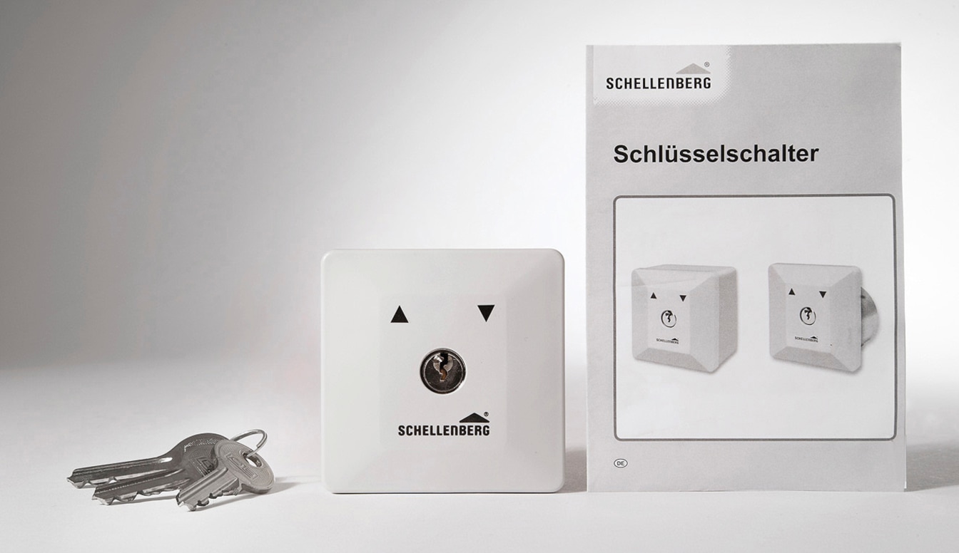 SCHELLENBERG Schalter »Schlüsselschalter Aufputz«, zur manuellen Bedienung eines elektrischen Torantriebs