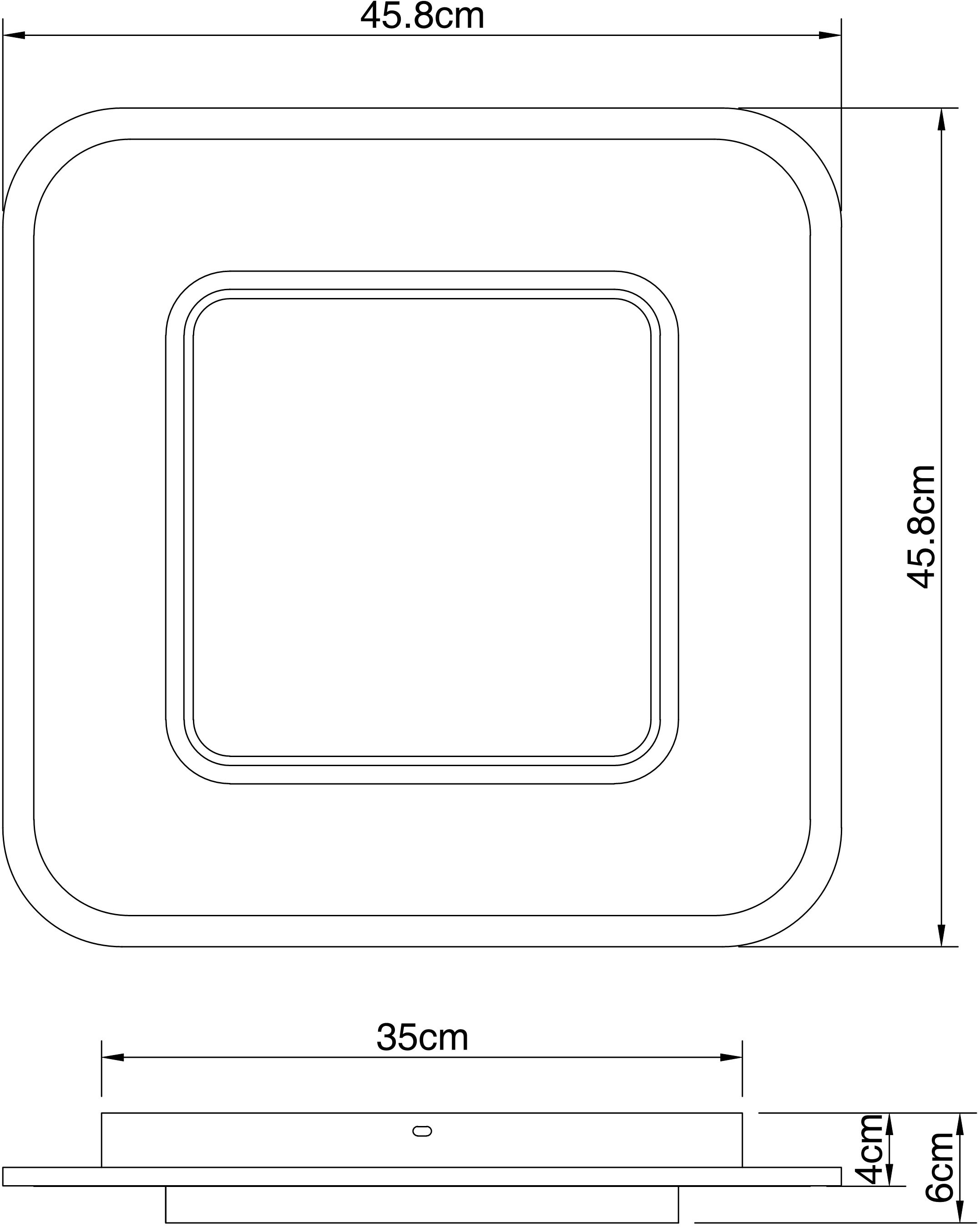 GLOBO LIGHTING Deckenleuchte »LIMA« LED-Modul 1 Stk. warmweiß - kaltweiß Deckenlampe Wohnzimmer-Leuchte Schlafzimmer-Leuchte Flur Küche