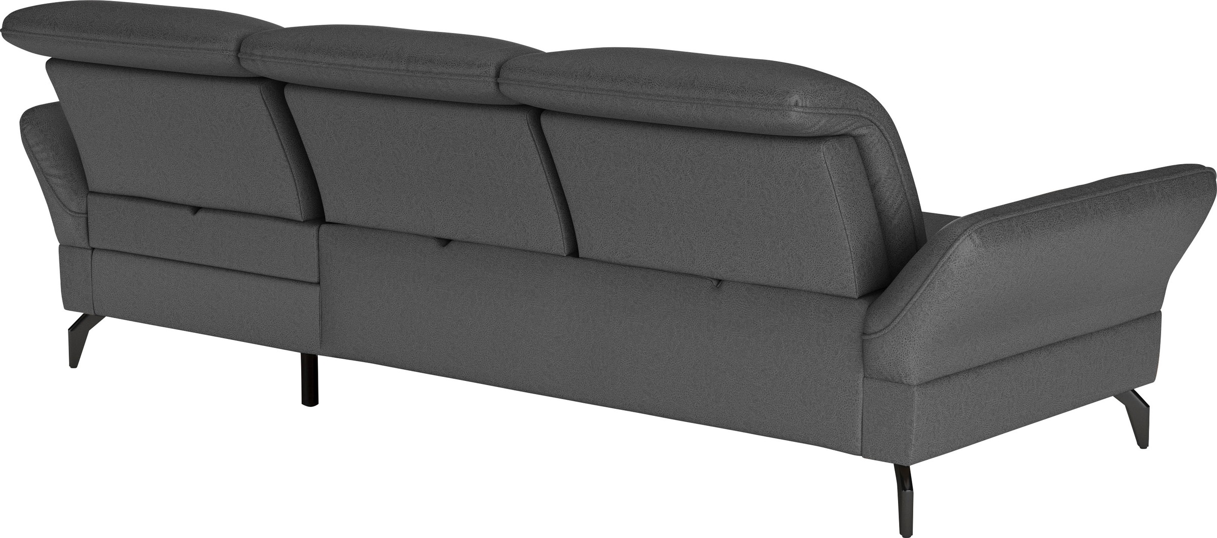 Thumbnail - sit&more Ecksofa "Leandro L-Form", Wahlweise mit Bett-, Kopfteil - und Armlehnfunktion, sowie Bettkasten