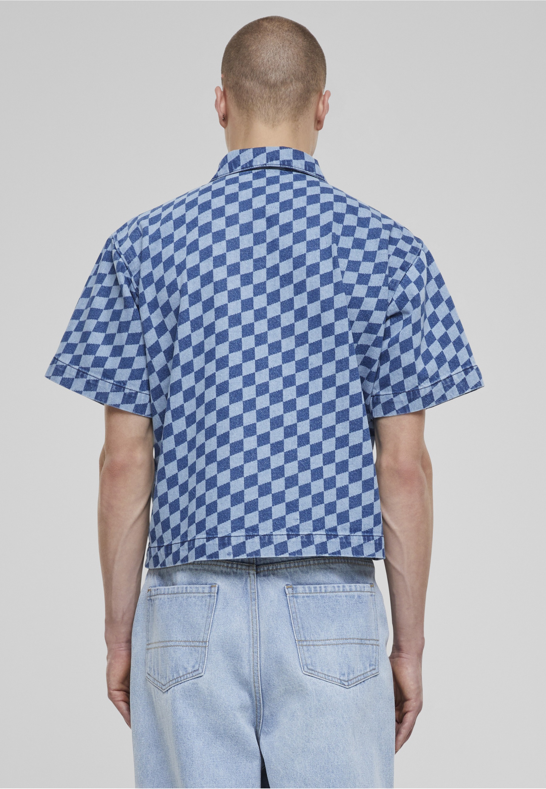 URBAN CLASSICS Flanellhemd »Urban Classics Laser Check Printed Boxy Shirt« 1 Stk.