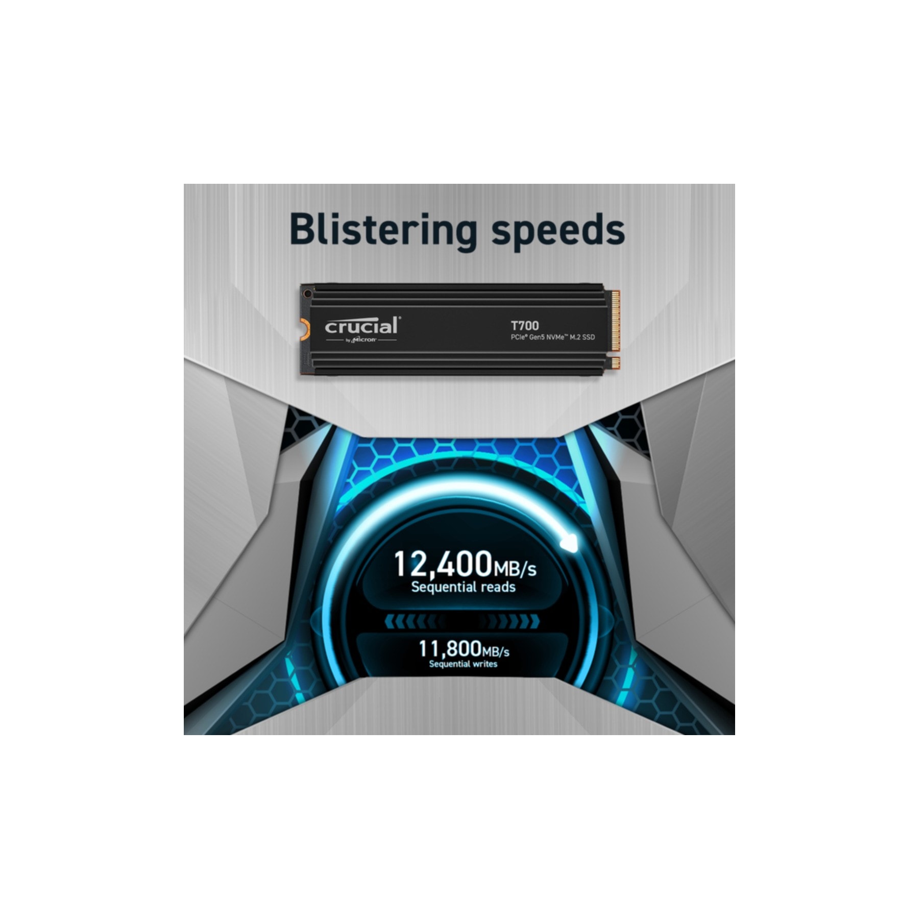 Crucial interne SSD »T700 2 TB«, Anschluss PCI Express 5.0