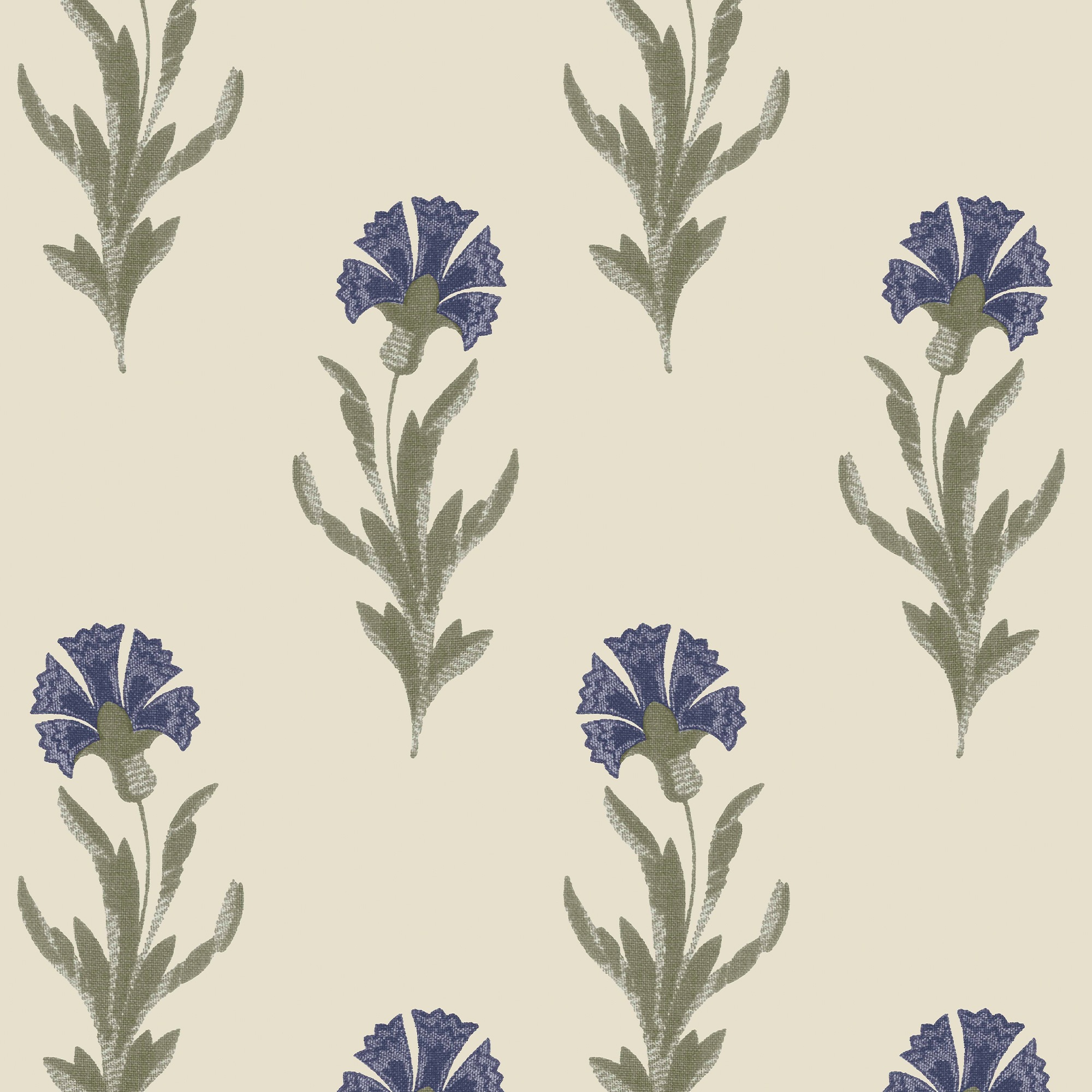 Laura Ashley - Papier peint intissé Dandelion Dusky Seaspray 1005 x 52cm Bleu, vert, beige