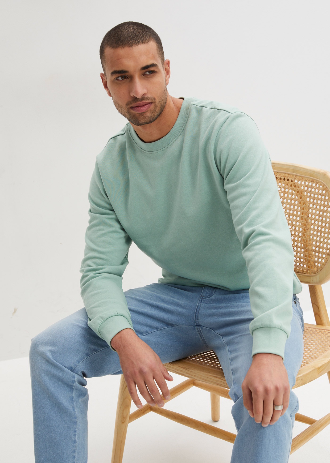 bonprix Sweatshirt "Sweatshirt", mit Rundhalsauschnitt günstig online kaufen