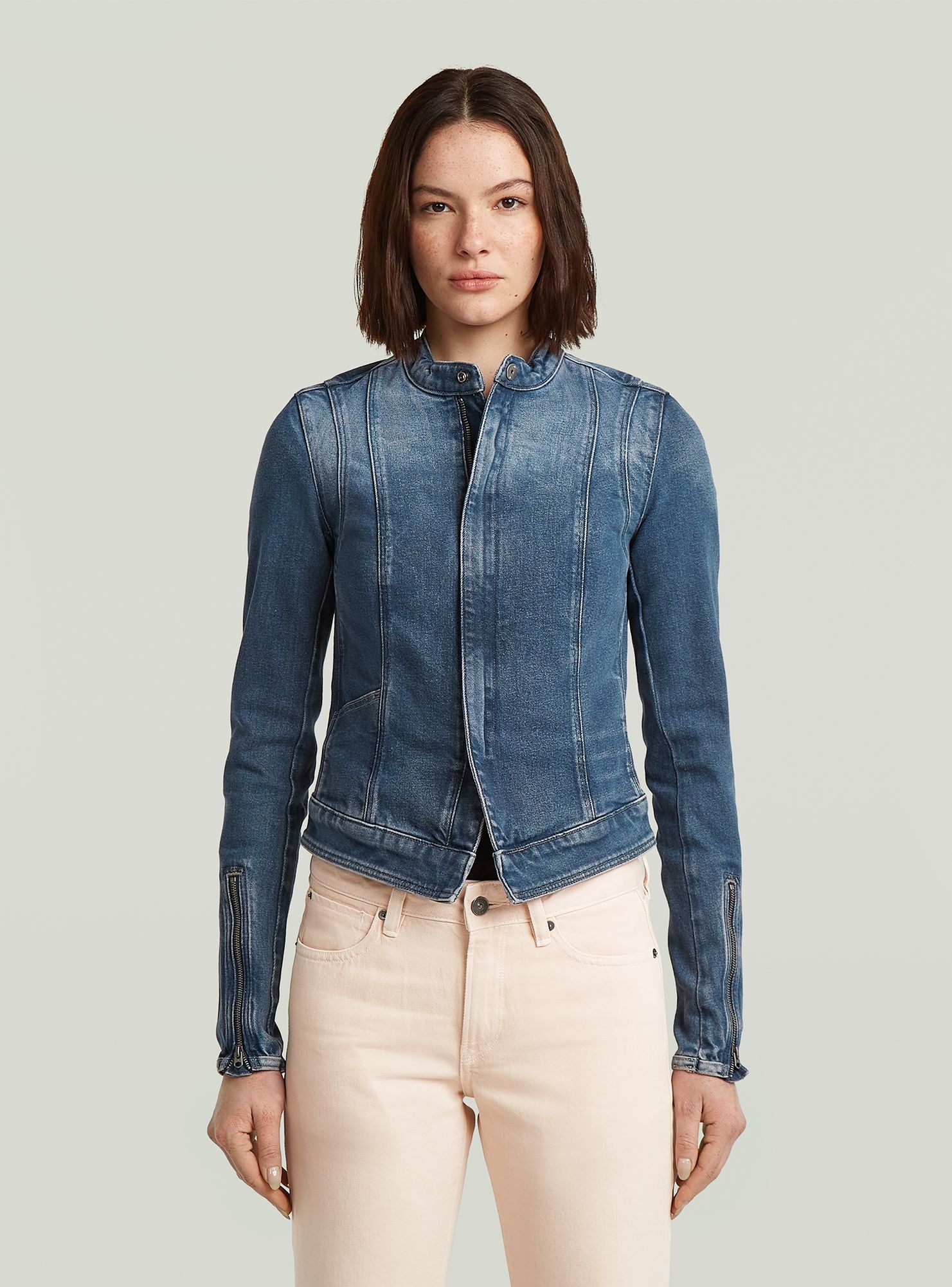 G-STAR Jeansjacke "Lynn Zip Grip Slim Jacke" günstig online kaufen