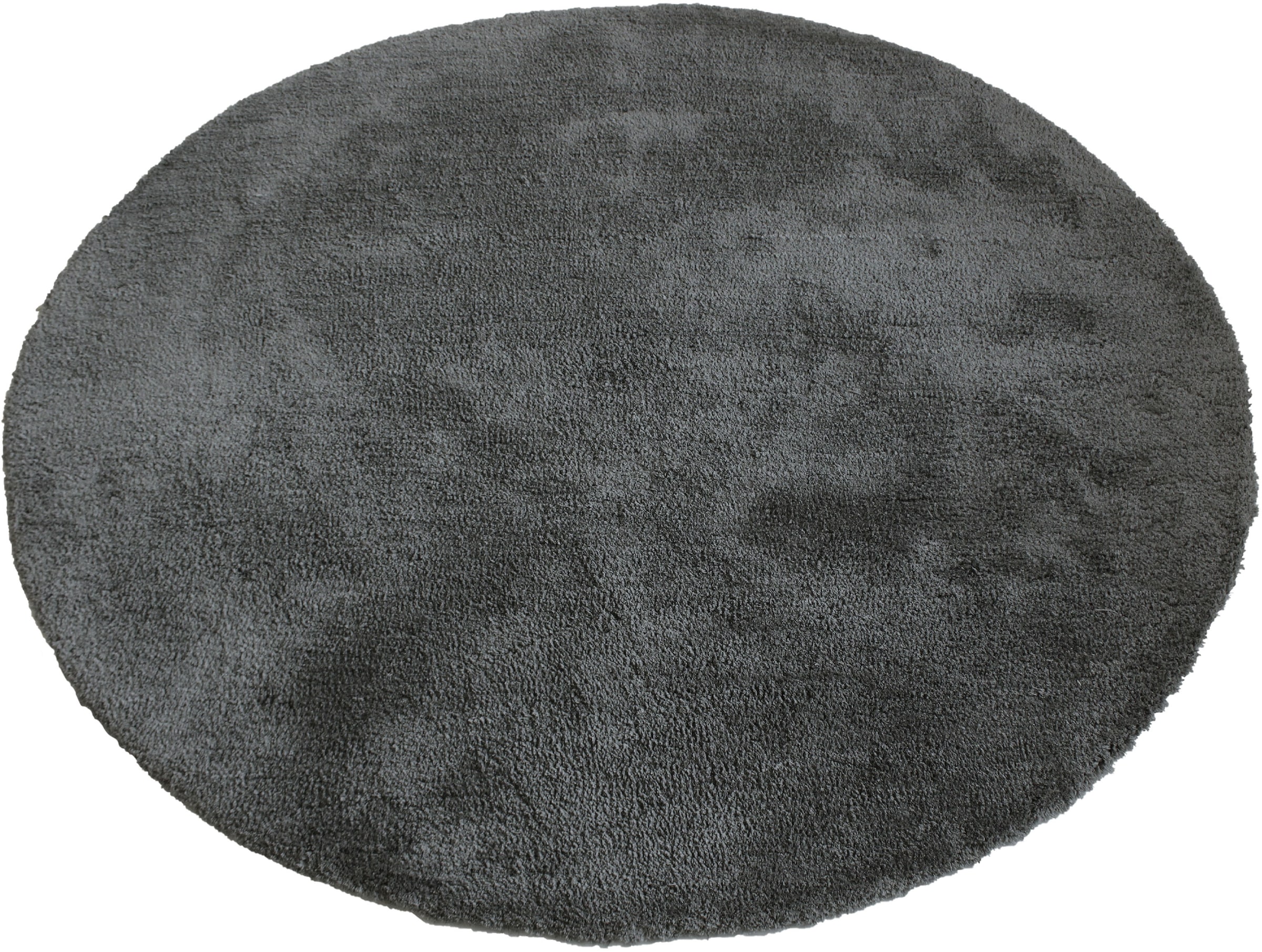 my home Hochflor-Teppich »Microfaser Teppich Magong, besonders weich, sehr feiner Flor«, rund, 25 mm Höhe, unifarben, weiche Teppiche, Wohnzimmer, Schlafzimmer, Kinderzimmer