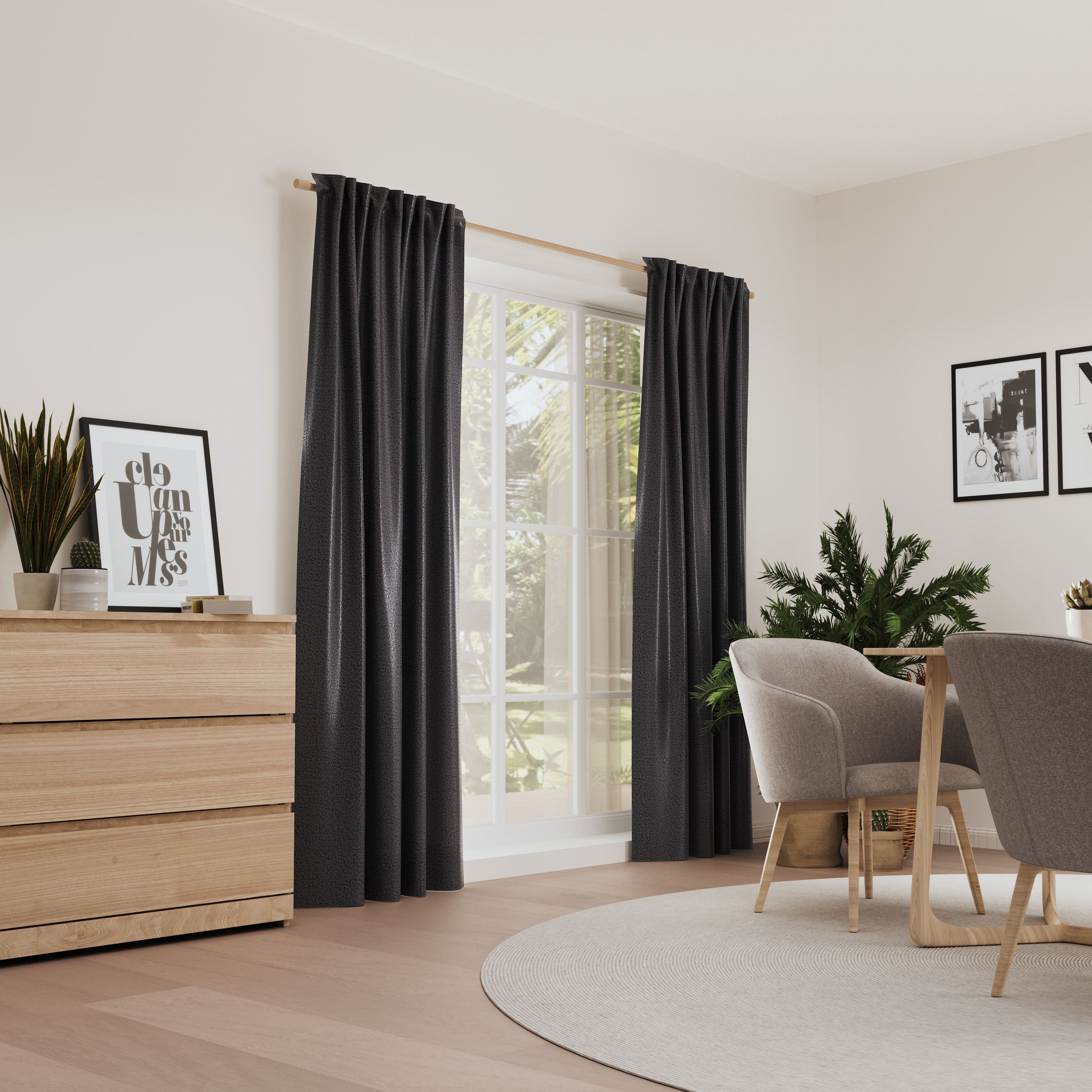 Thumbnail - Neutex for you Vorhang "LUXURY" Multifunktionsband 1 Stk. tlg. Samtoptik mit edlem Glanz