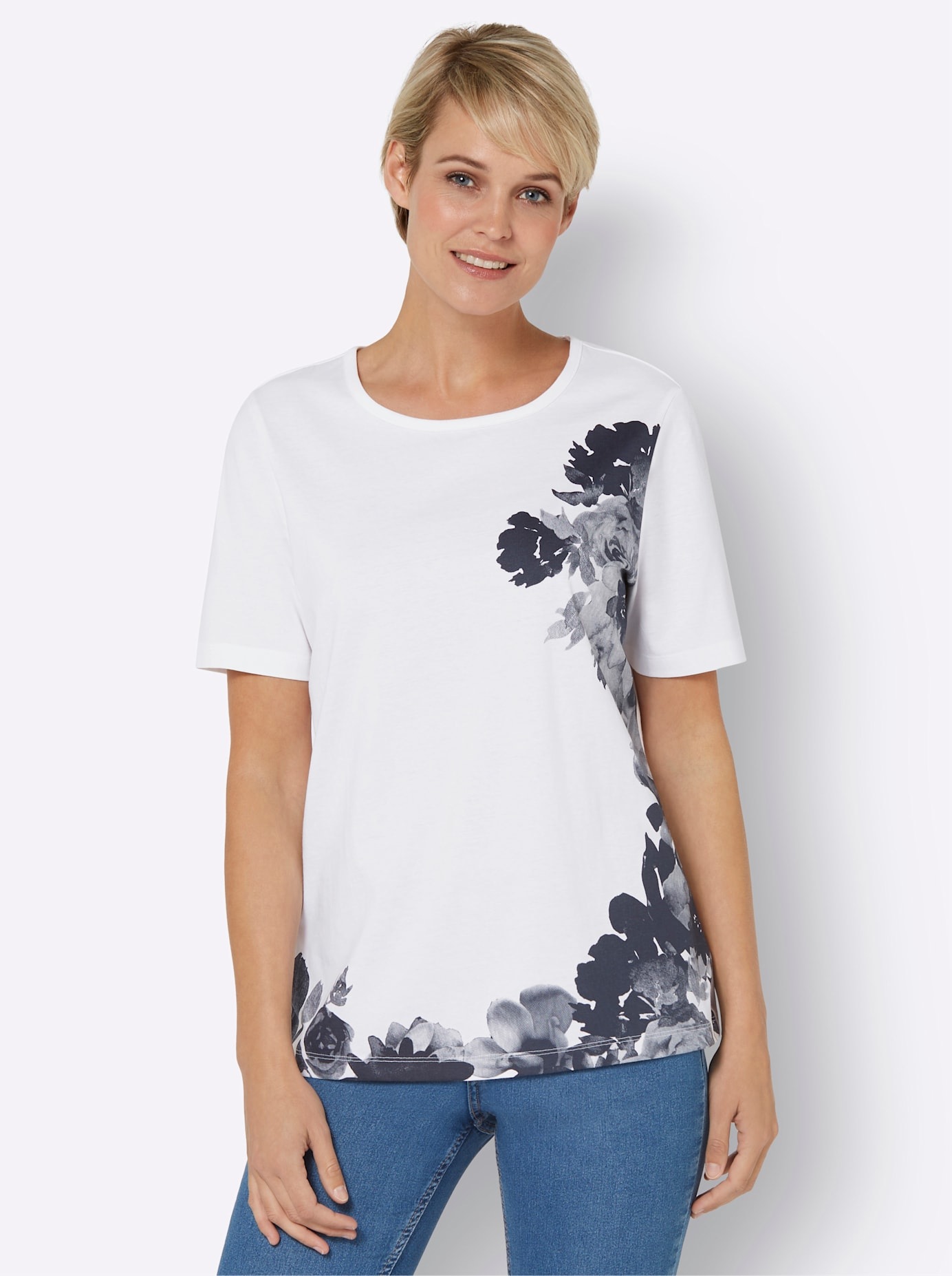 Classic Basics Kurzarmshirt "Shirt" 1 Stk. tlg. günstig online kaufen