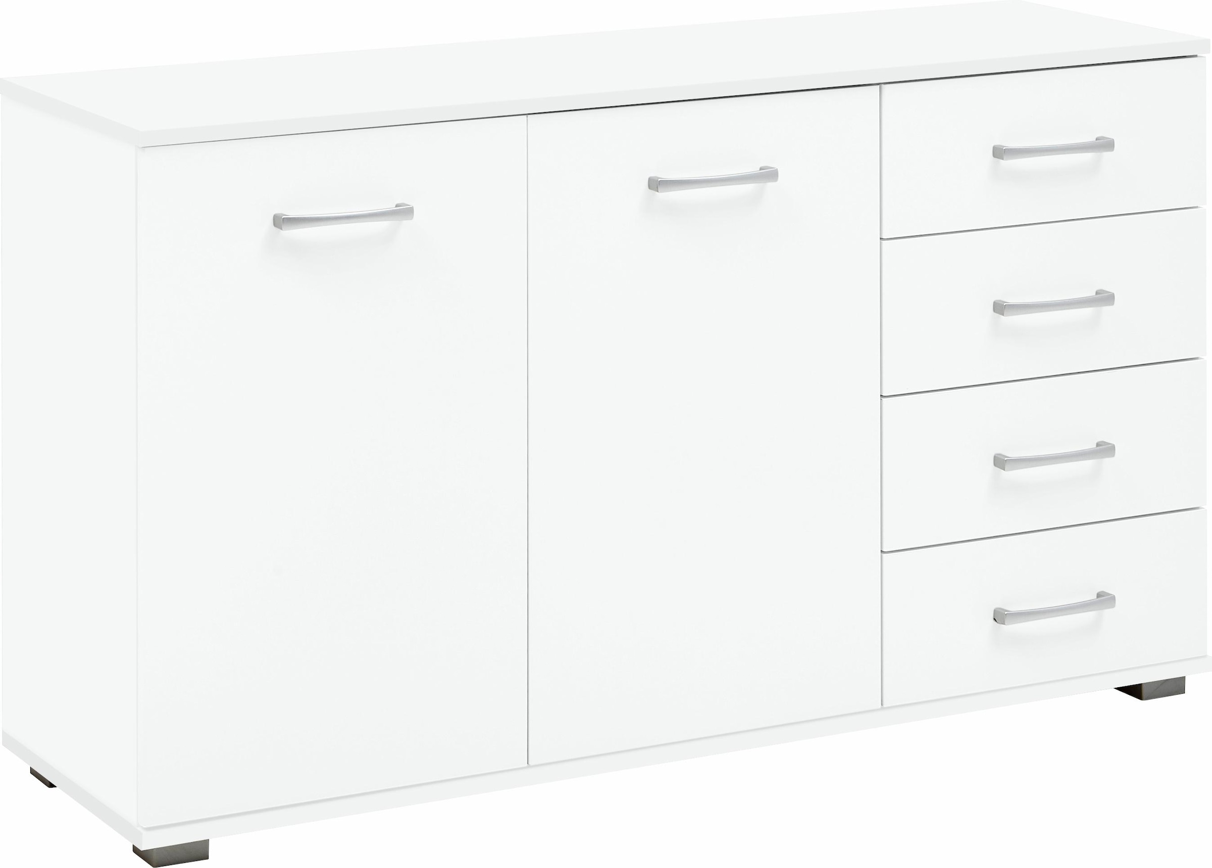 priess Kombikommode "Barcelona mit 4 Schubkästen und Tür in 6 Farben" günstig online kaufen