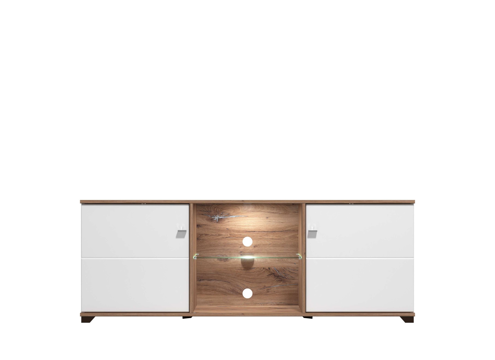 INOSIGN TV-Board "Burgundy Lowboard, TV-Schrank, TV-Ständer, Hochglanzfonte günstig online kaufen