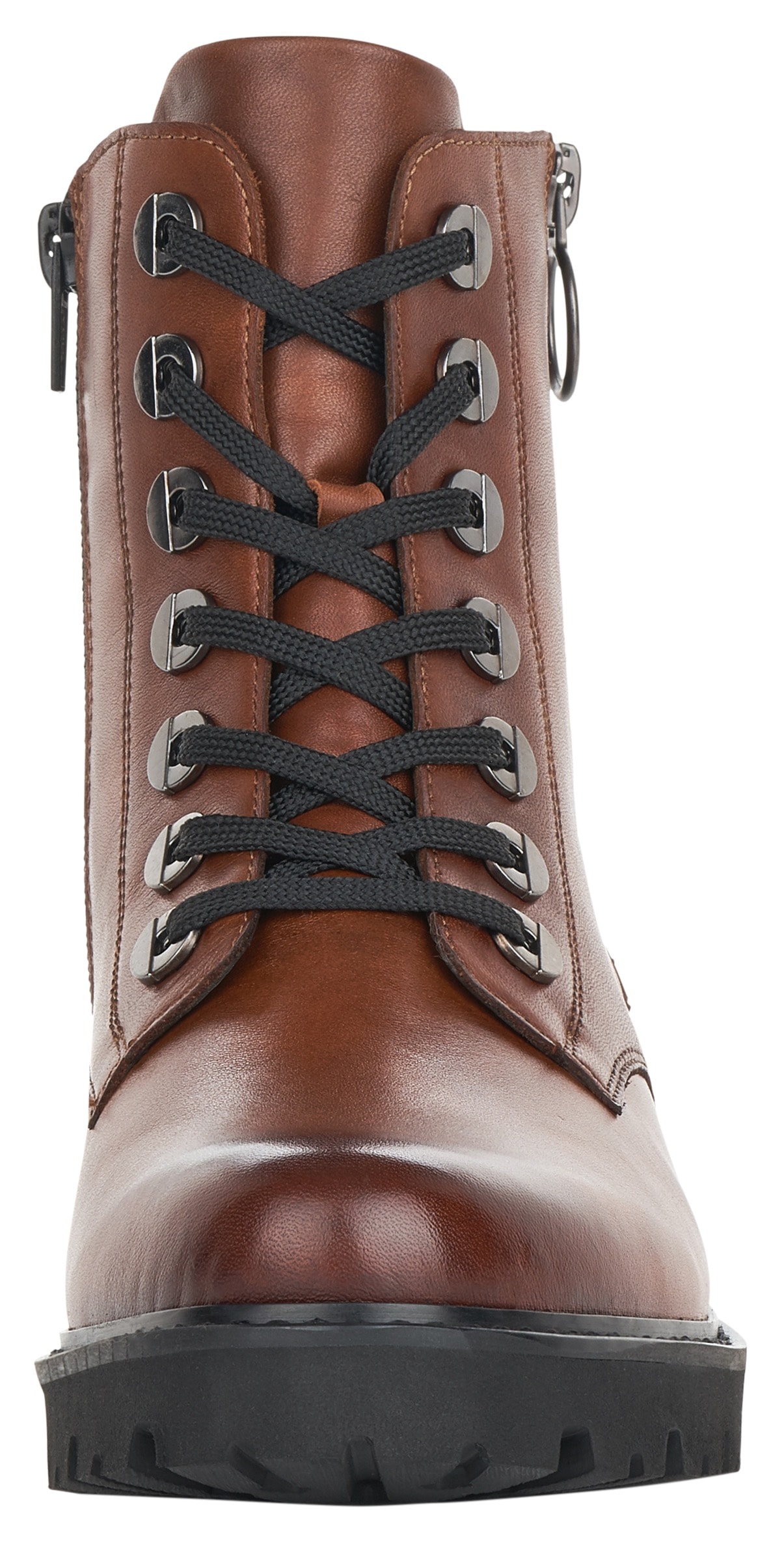 Remonte Schnürstiefelette  , Blockabsatz, Stiefelette, Schnürboots, Flats im Used Look