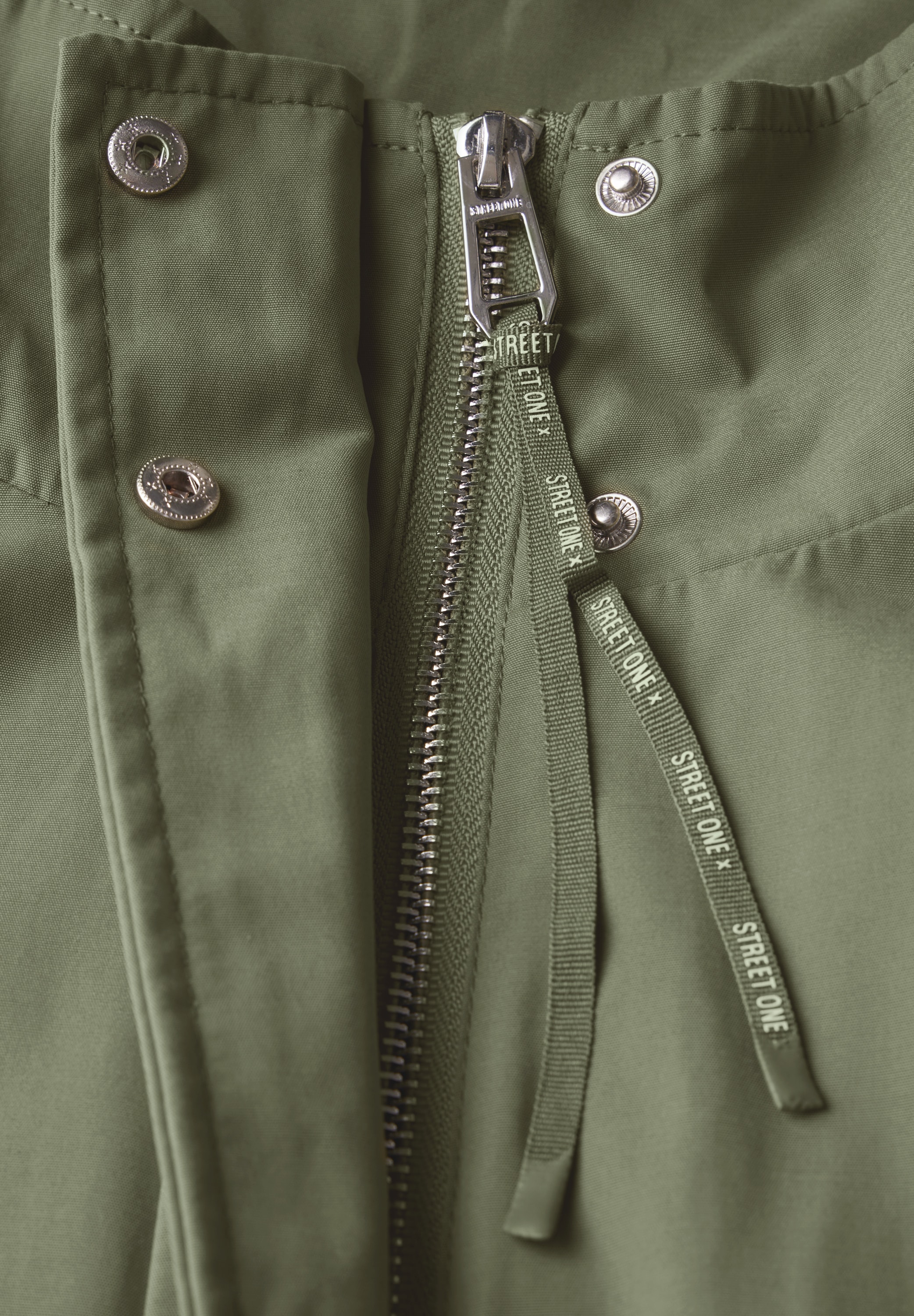 STREET ONE Kurzjacke, ohne Kapuze, aus softem Materialmix