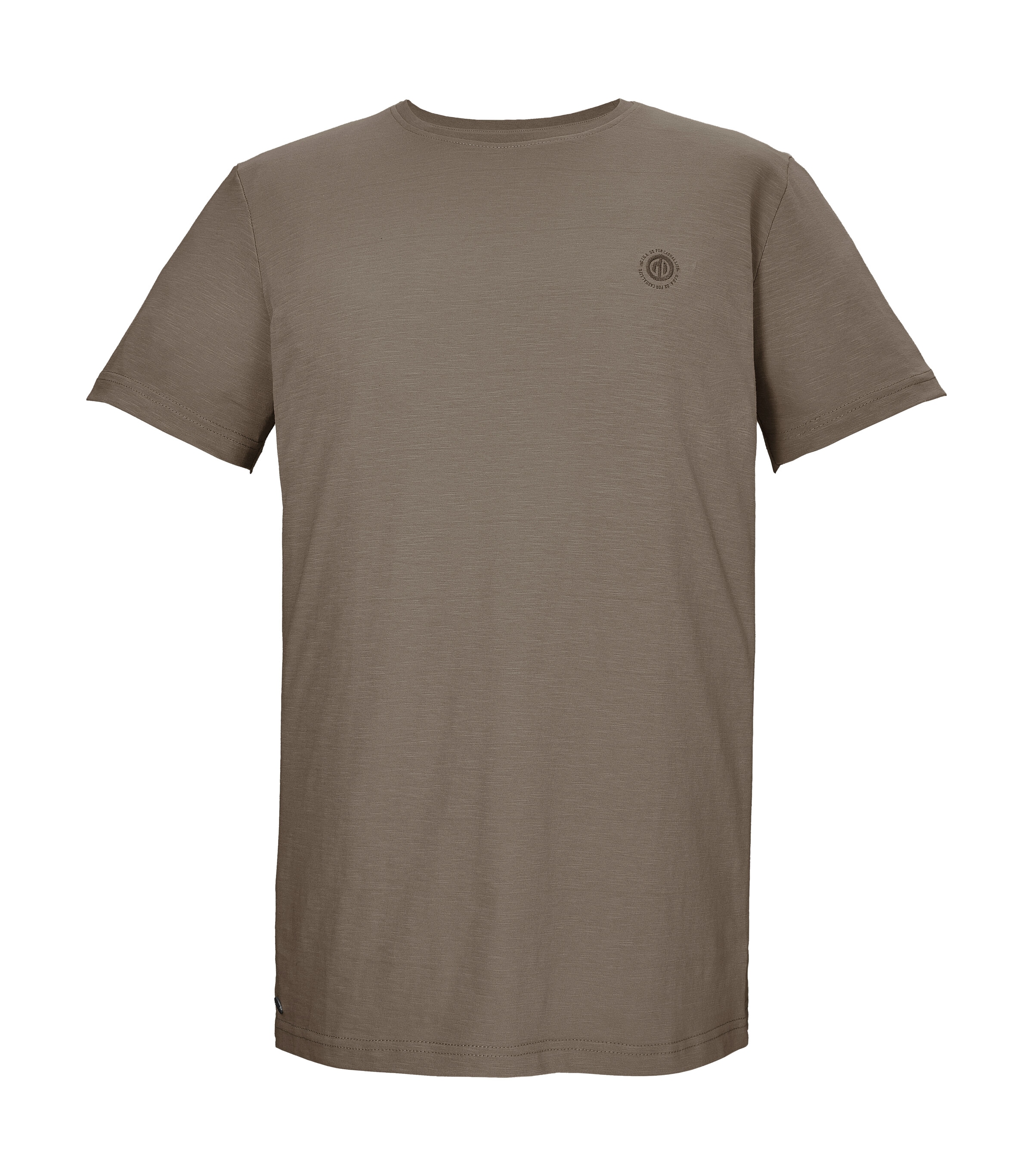 T-Shirt "GS 51 MN TSHRT", Damen, Gr. S, sand, Obermaterial: 100% Baumwolle;Obermaterial 2: 95% Baumwolle, 5% Elasthan, G.I.G.A. DX BY KILLTEC, Rundhals, Shirts T-Shirt, Weiches Herren T-Shirt, 100% Baumwolle, Melange-Optik