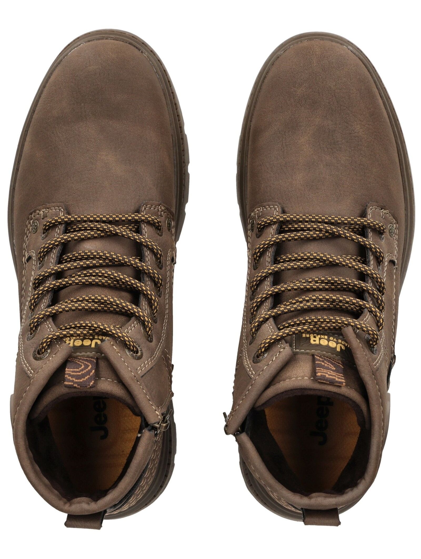 Jeep Schnürstiefelette »Jeep Stiefelette Leder/Textil«