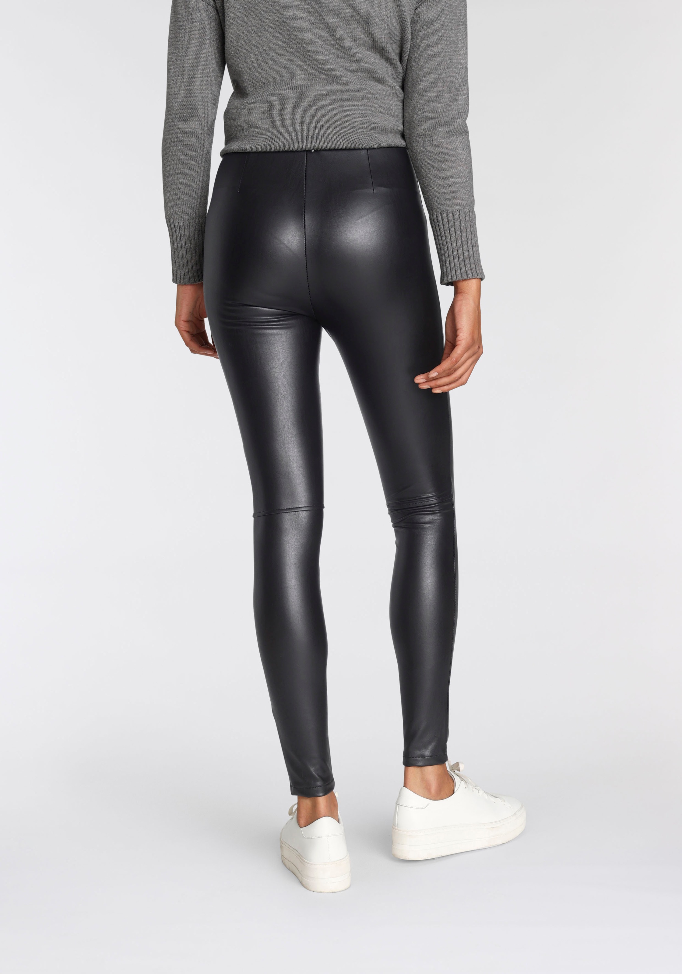 Tamaris Leggings enge Form in Leder-Optik günstig online kaufen