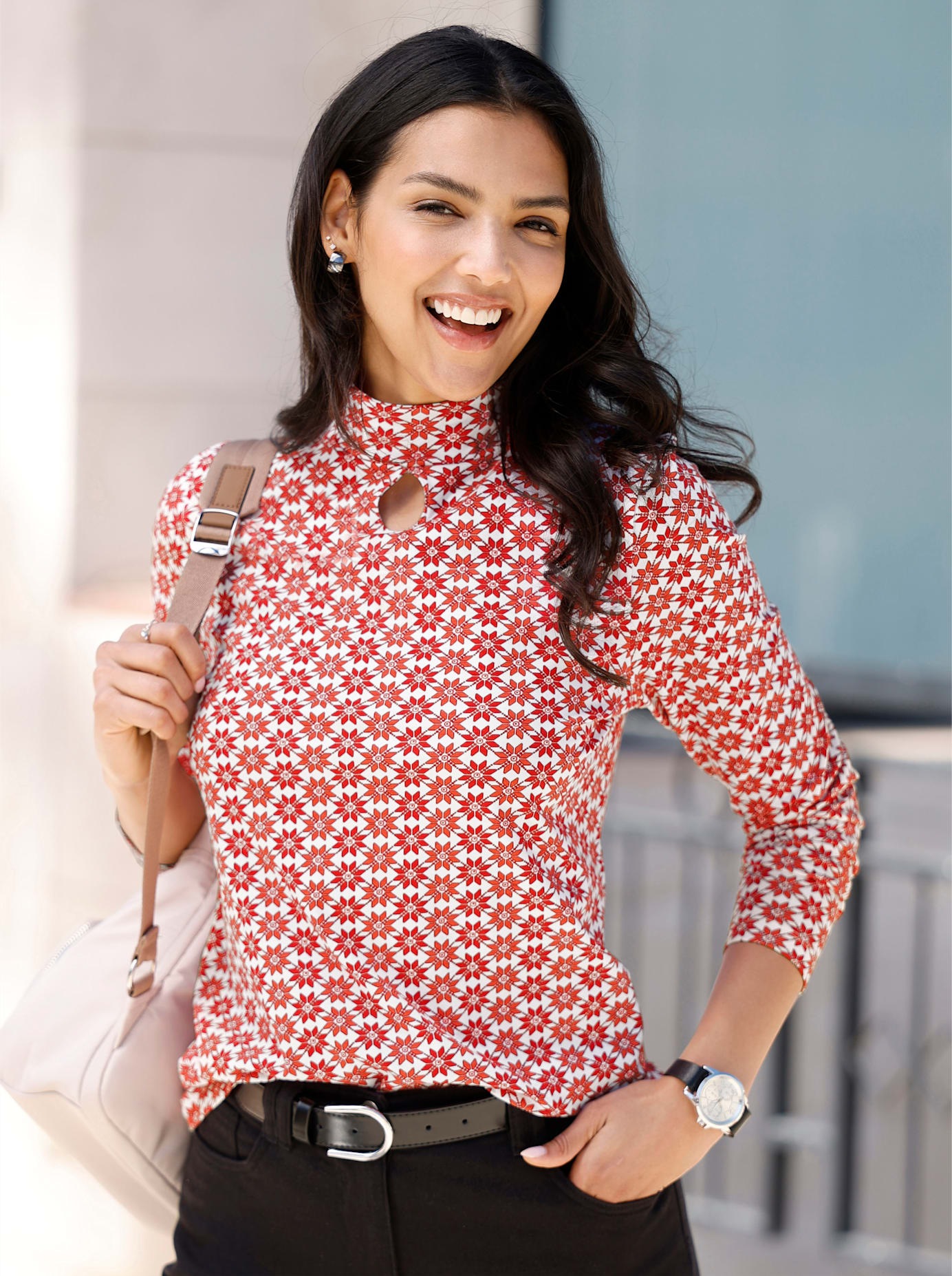 Classic Basics 3/4-Arm-Shirt "Shirt" 1 Stk. tlg. günstig online kaufen