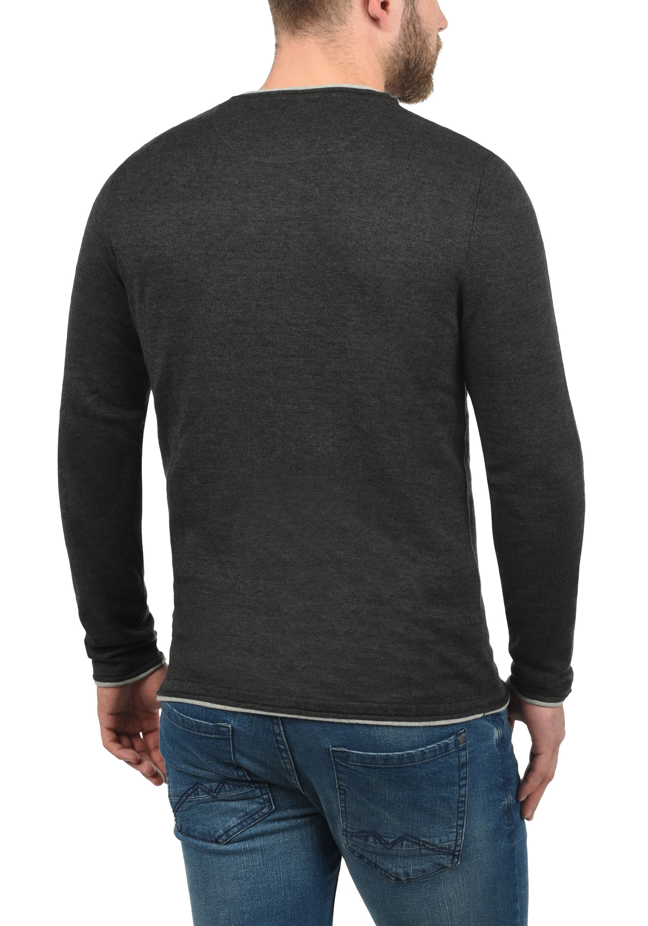 BLEND BHOdin Crew Neck Pullover Charcoal XL 3