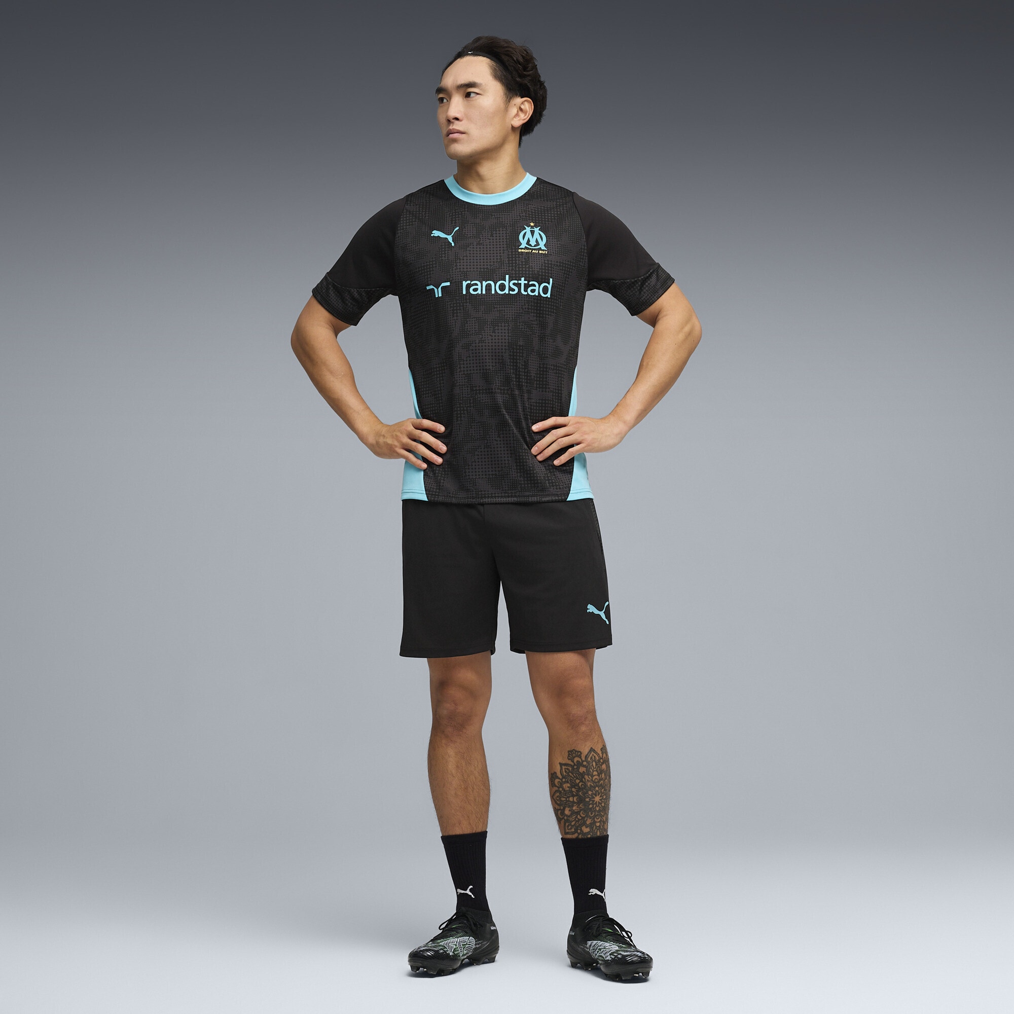 PUMA Sporthose »Olympique de Marseille Trainingsshorts Herren«