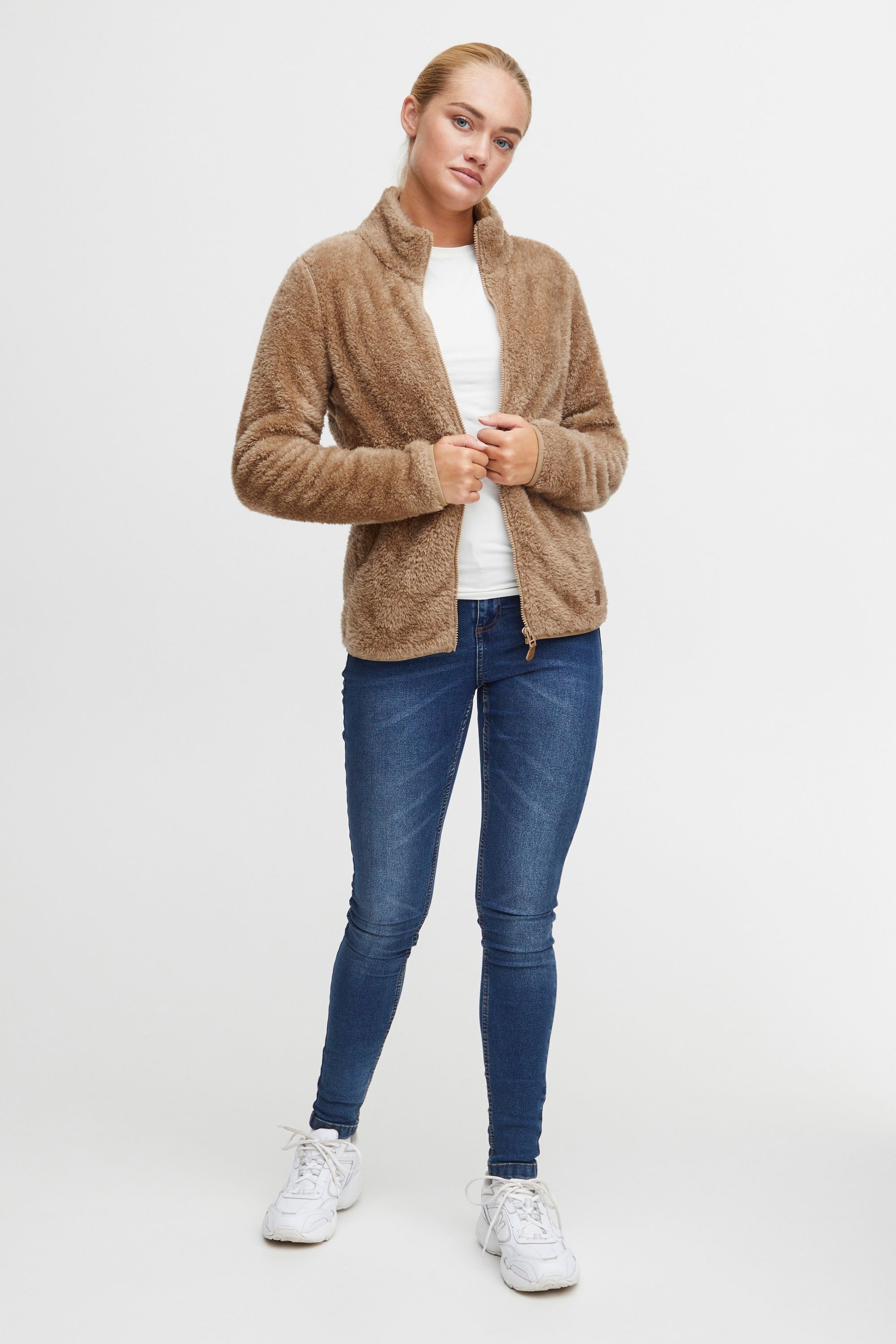 OXMO Kapuzenfleecejacke "Sweatjacke OXTelsa" günstig online kaufen