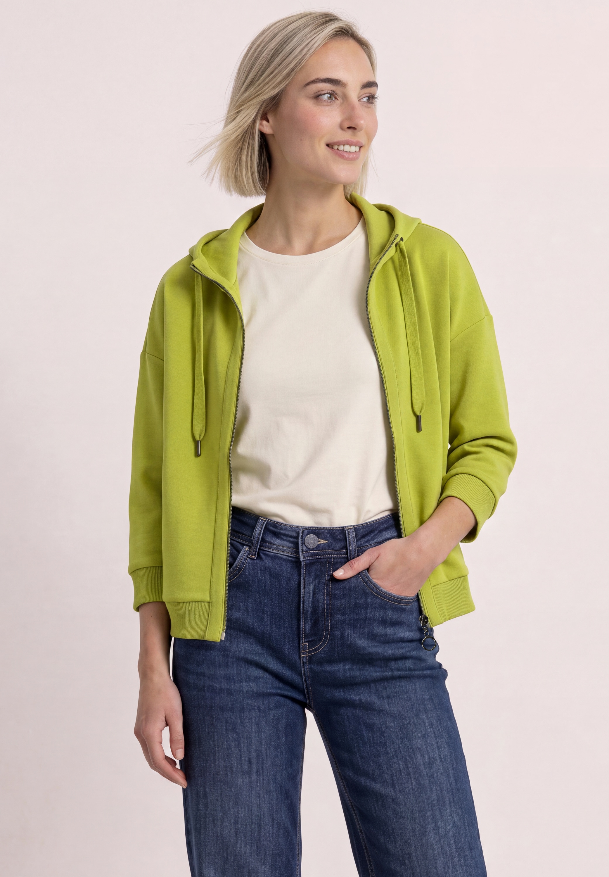STREET ONE Kurzjacke ohne Kapuze mit Stehkragen