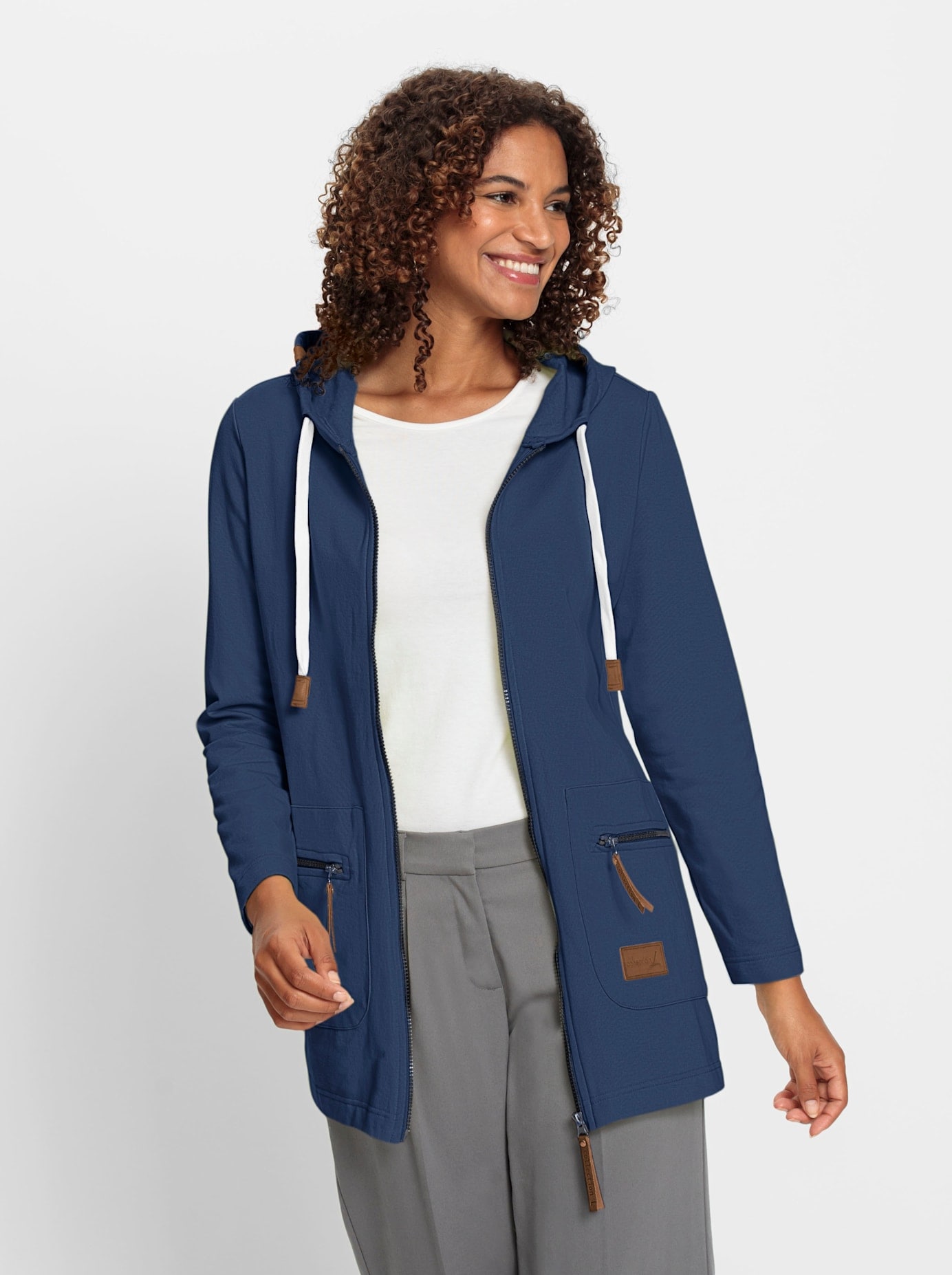 Casual Looks Shirtjacke "Sweatjacke" günstig online kaufen