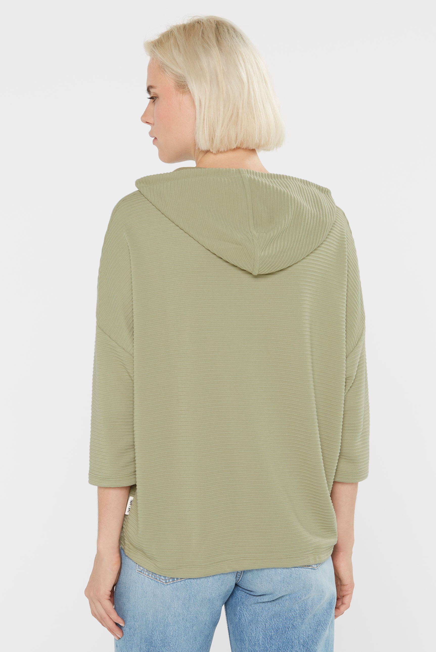 SENSES.THE LABEL Kapuzensweatshirt, mit überschnittenen Schultern