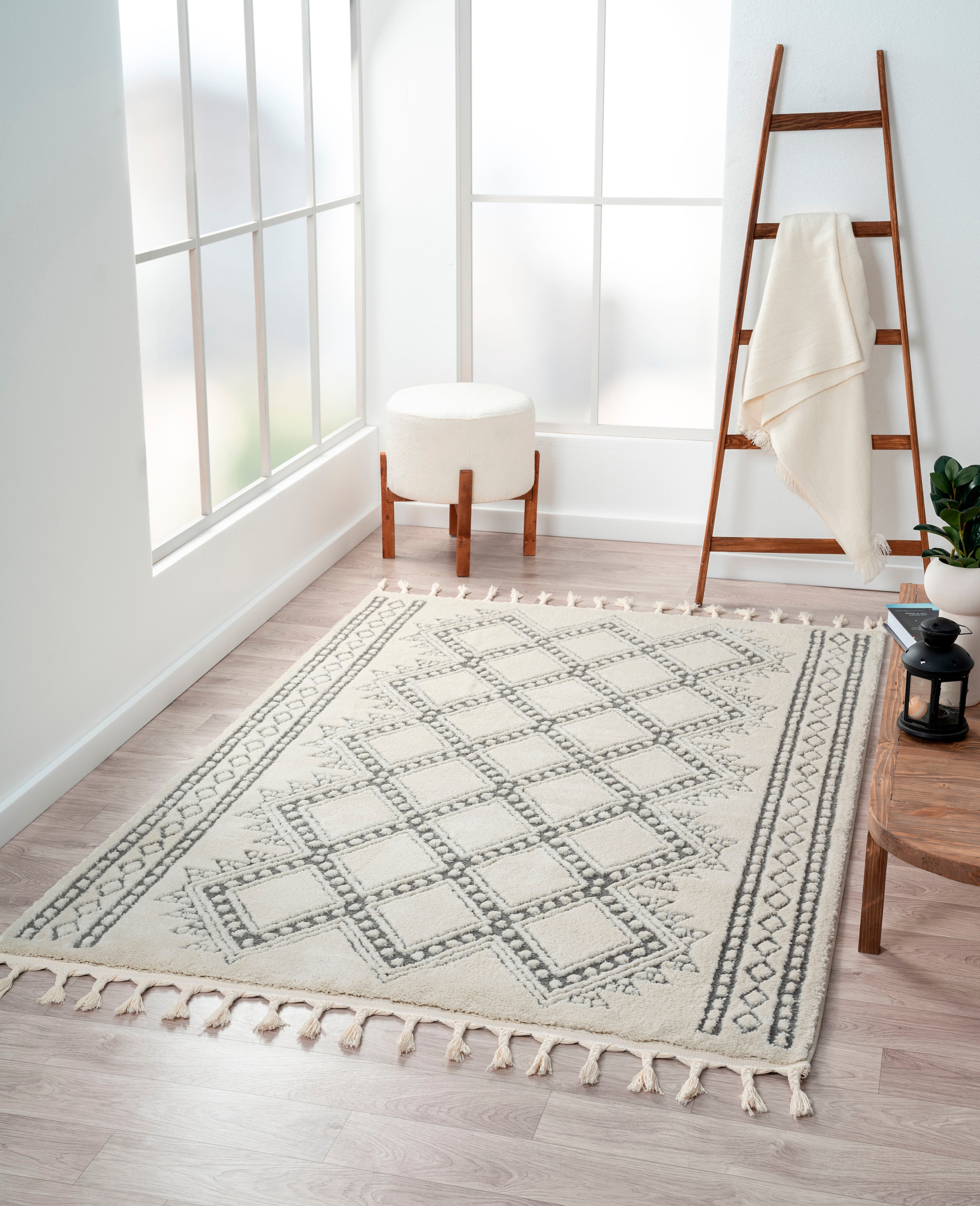 Myflair Möbel & Accessoires Hochflor-Teppich "Moroccan Tradition", rechteckig, 24 mm Höhe, modern, marokkanisches Design