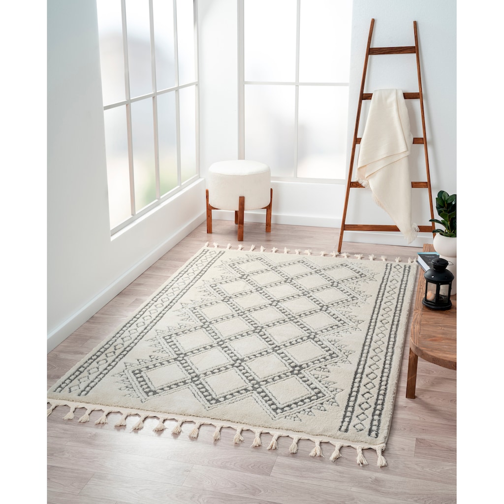 Myflair Möbel & Accessoires Hochflor-Teppich »Moroccan Tradition«, rechteckig