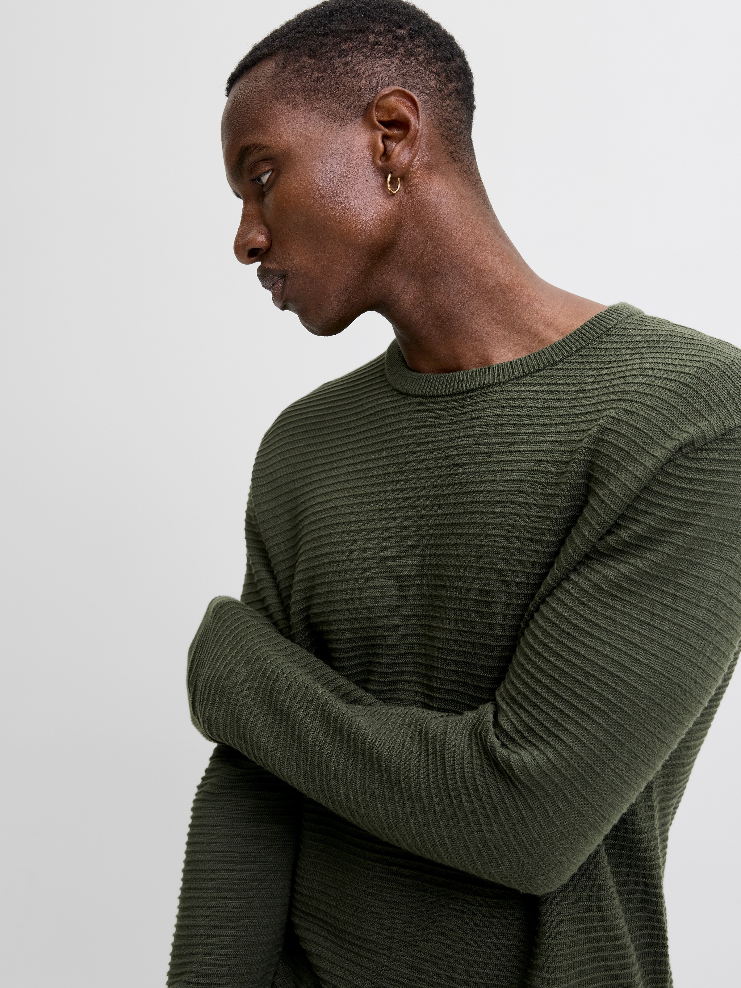 Jack & Jones Rundhalspullover "JJOTTO KNIT CREW NECK AW25" günstig online kaufen