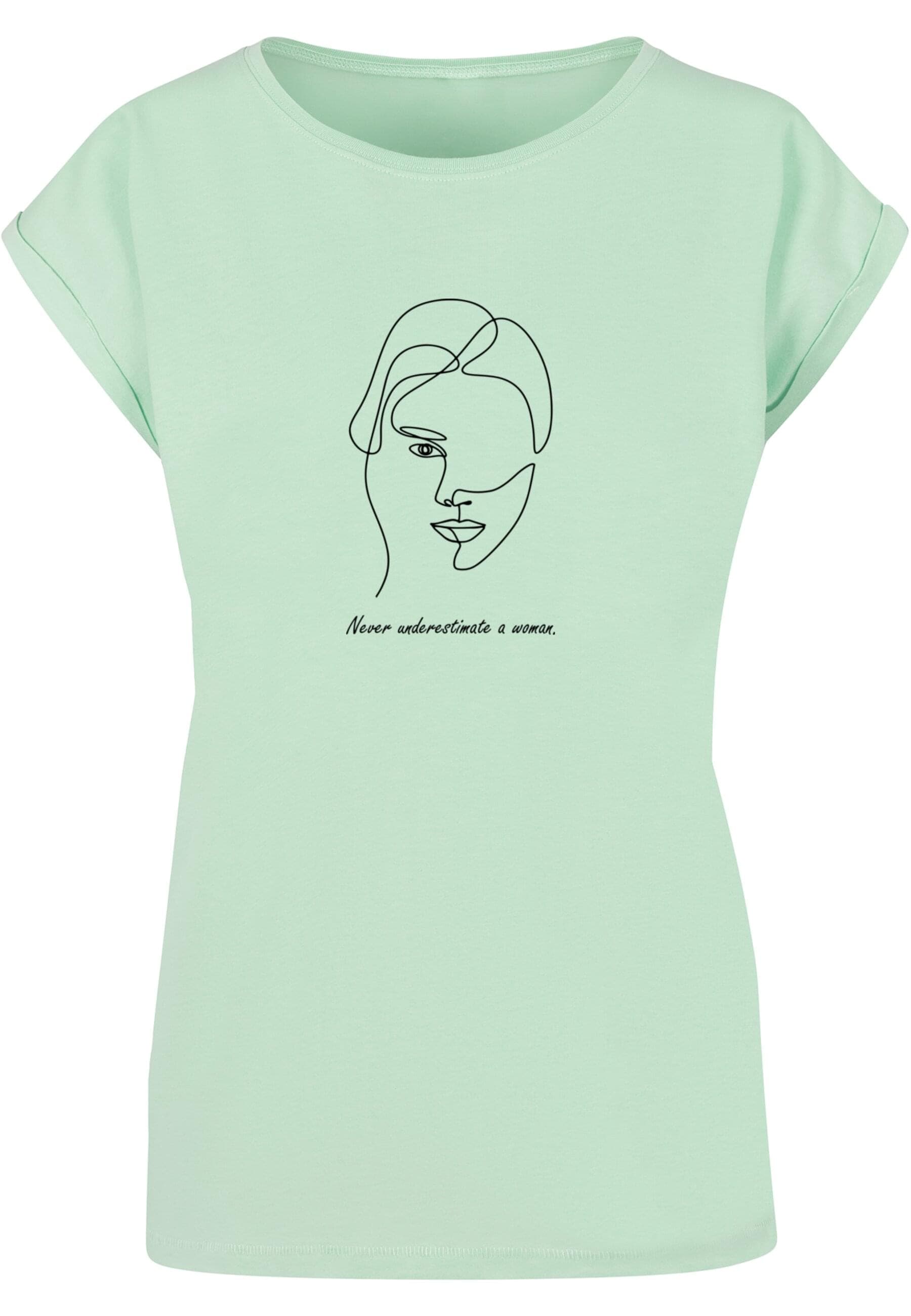 Merchcode T-Shirt "Merchcode Damen Ladies WD - Woman Figure Extended Should günstig online kaufen