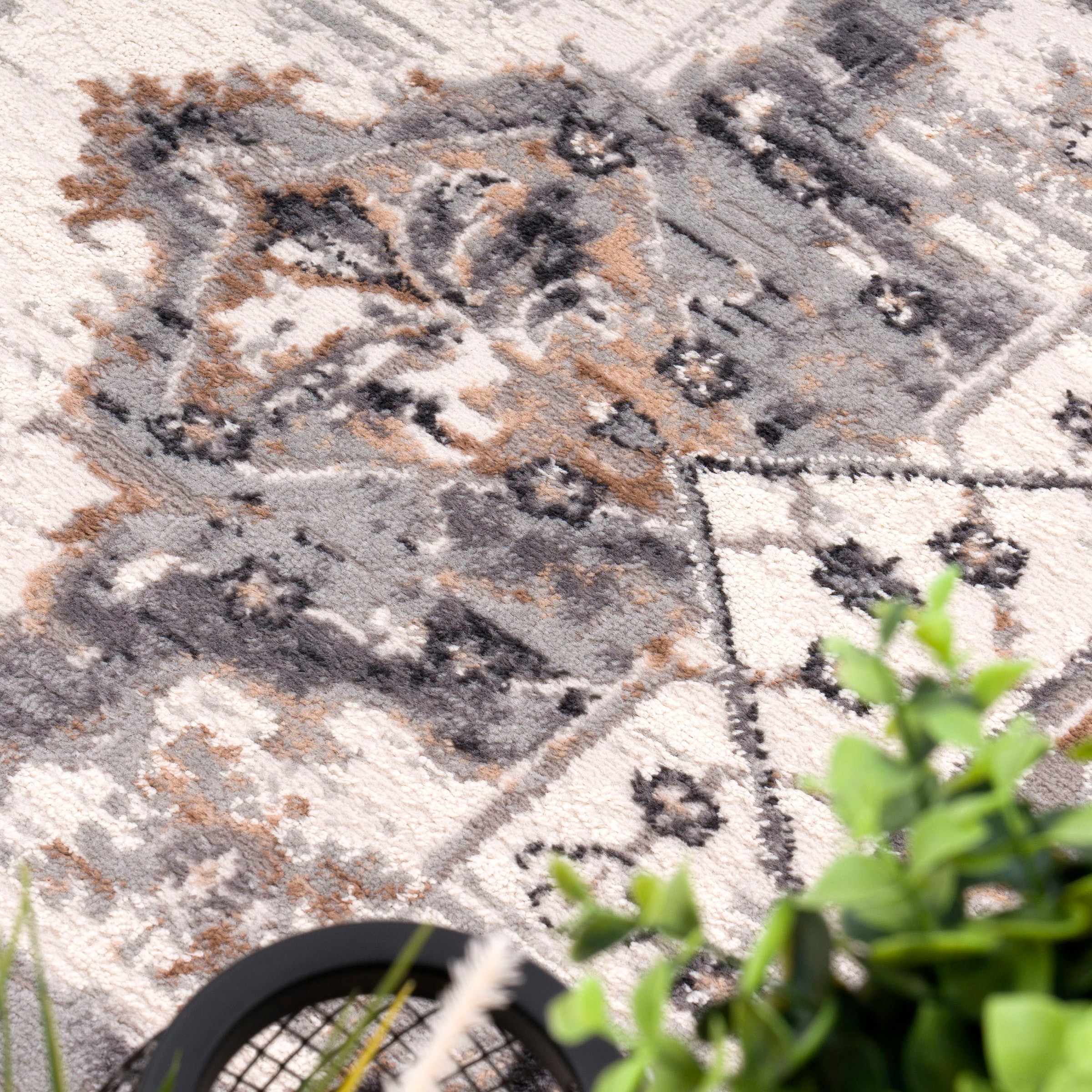 Paco Home Teppich »Foggia 772«, rechteckig, 12 mm Höhe, Kurzflor, Orient Optik, Vintage Design