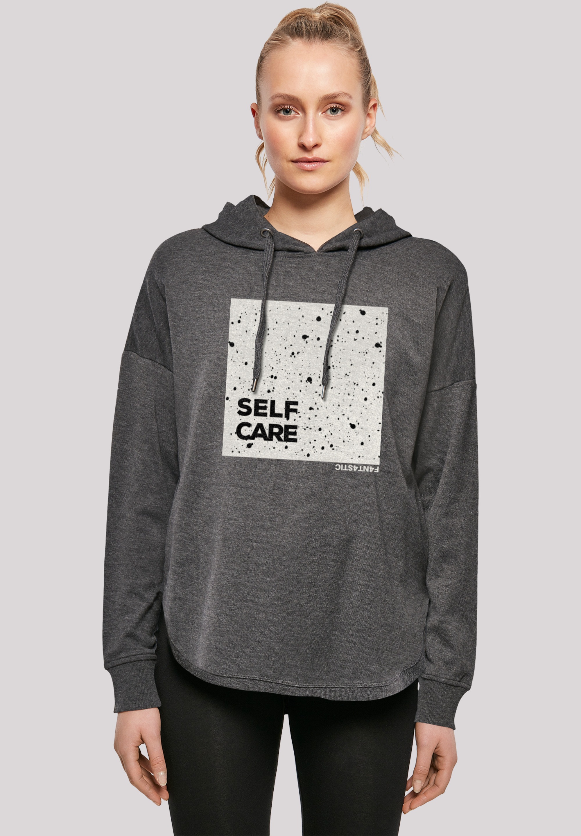 F4NT4STIC Kapuzenpullover "SELF CARE OVERSIZE HOODIE", Print