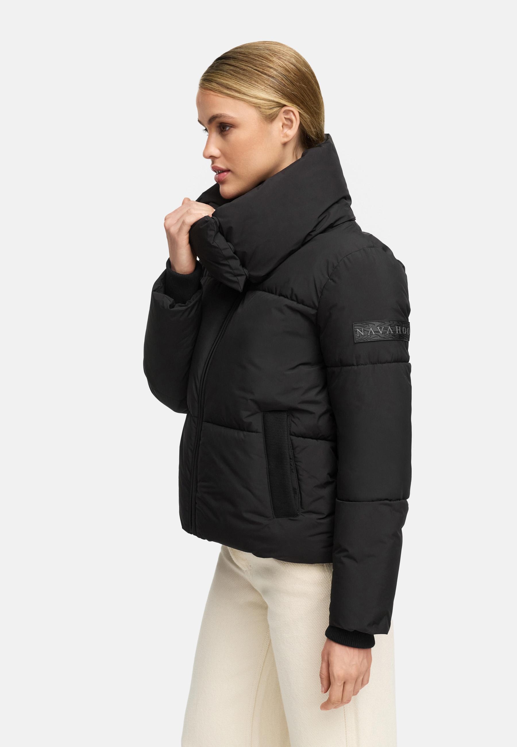 Navahoo Outdoorjacke »Traumelfe 14«, ohne Kapuze, Winter Steppjacke mit hohem Kragen