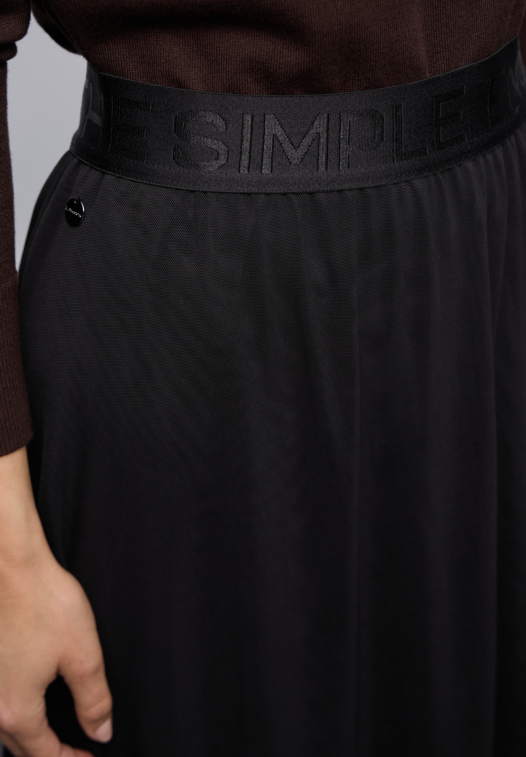 STREET ONE Meshrock 3/4 Länge mit Gummizug