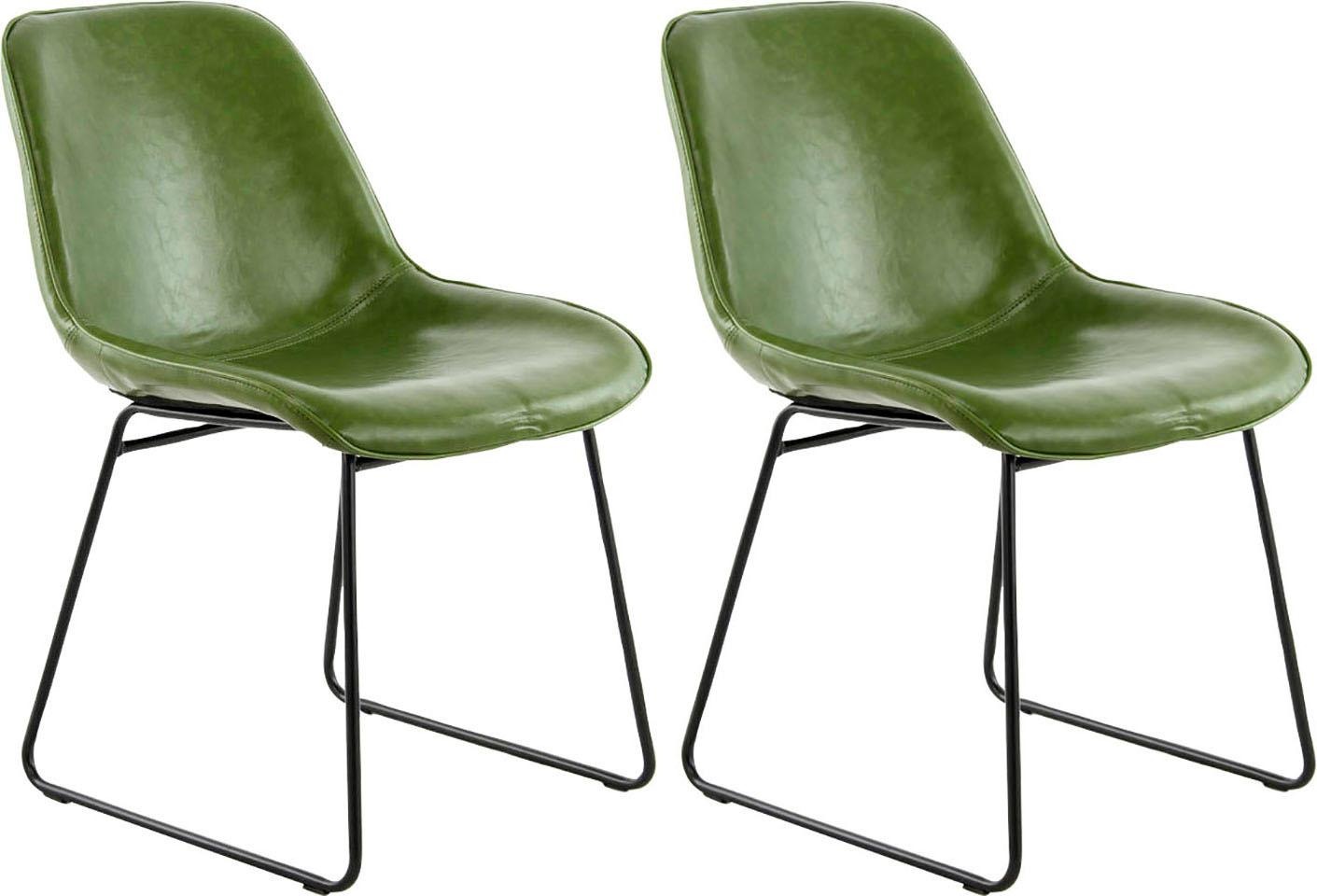 Kayoom Stuhl "Stuhl Cora 110 2er-Set, Esszimmerstuhl in robuster Aufmachung günstig online kaufen