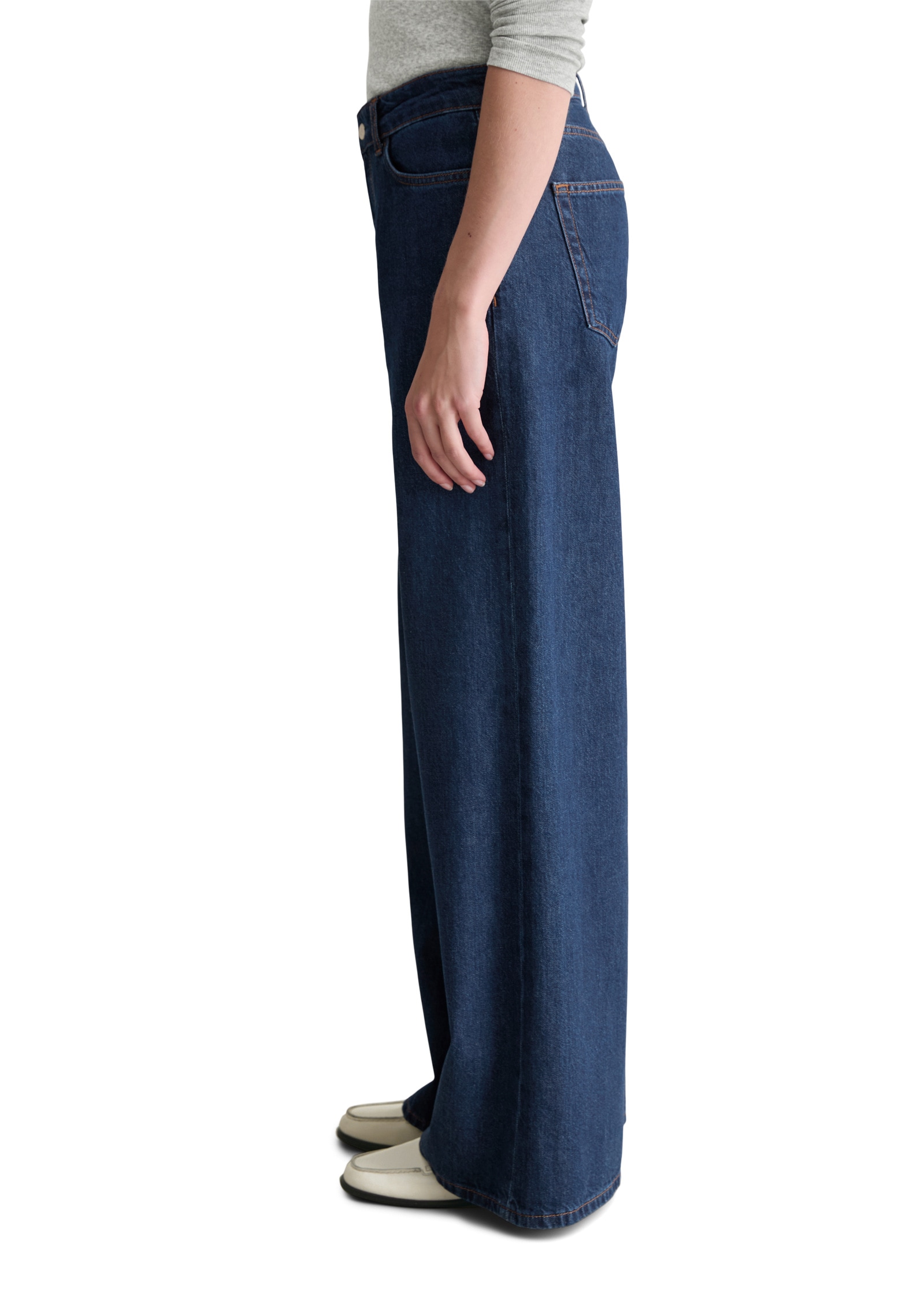 Marc O'Polo DENIM Weite Jeans »aus Rigid Denim ohne Elasthan«