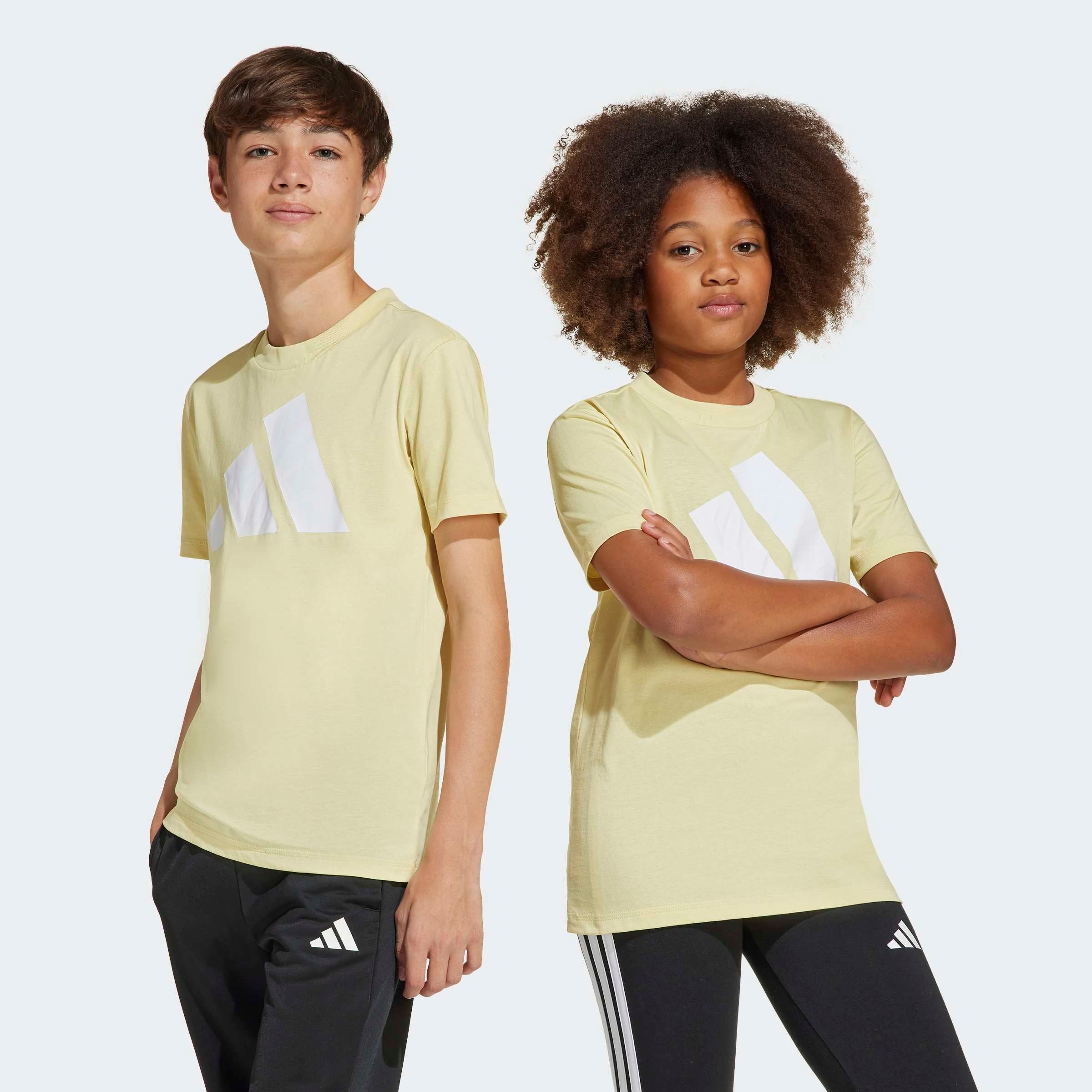 adidas Sportswear T-Shirt »ESSENTIALS KIDS« für Kinder und Teens, mit Rundhalsausschnitt, aus 100 % Baumwolle
