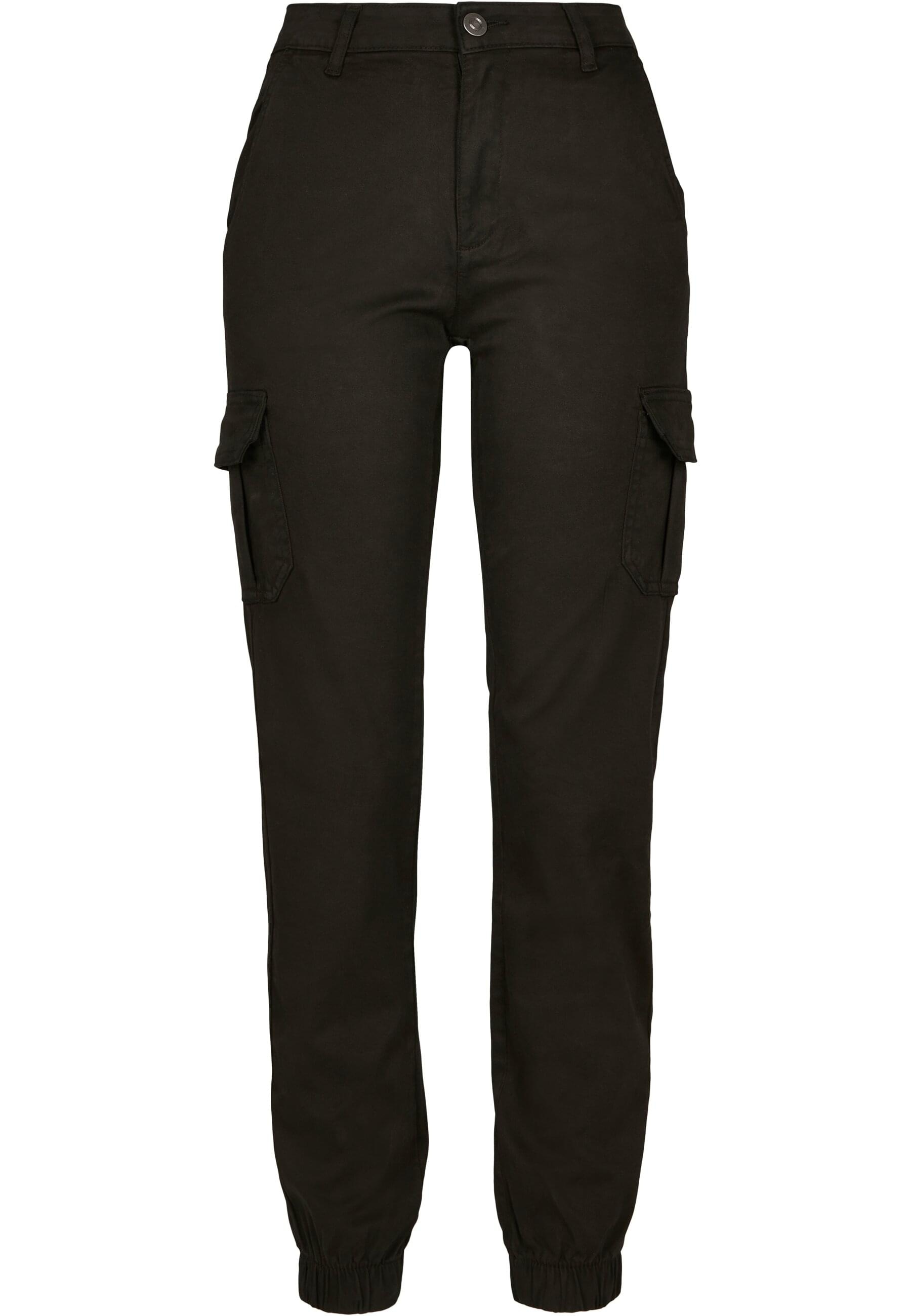 URBAN CLASSICS Cargohose "Urban Classics Damen Ladies High Waist Cargo Pants", (1 tlg.)