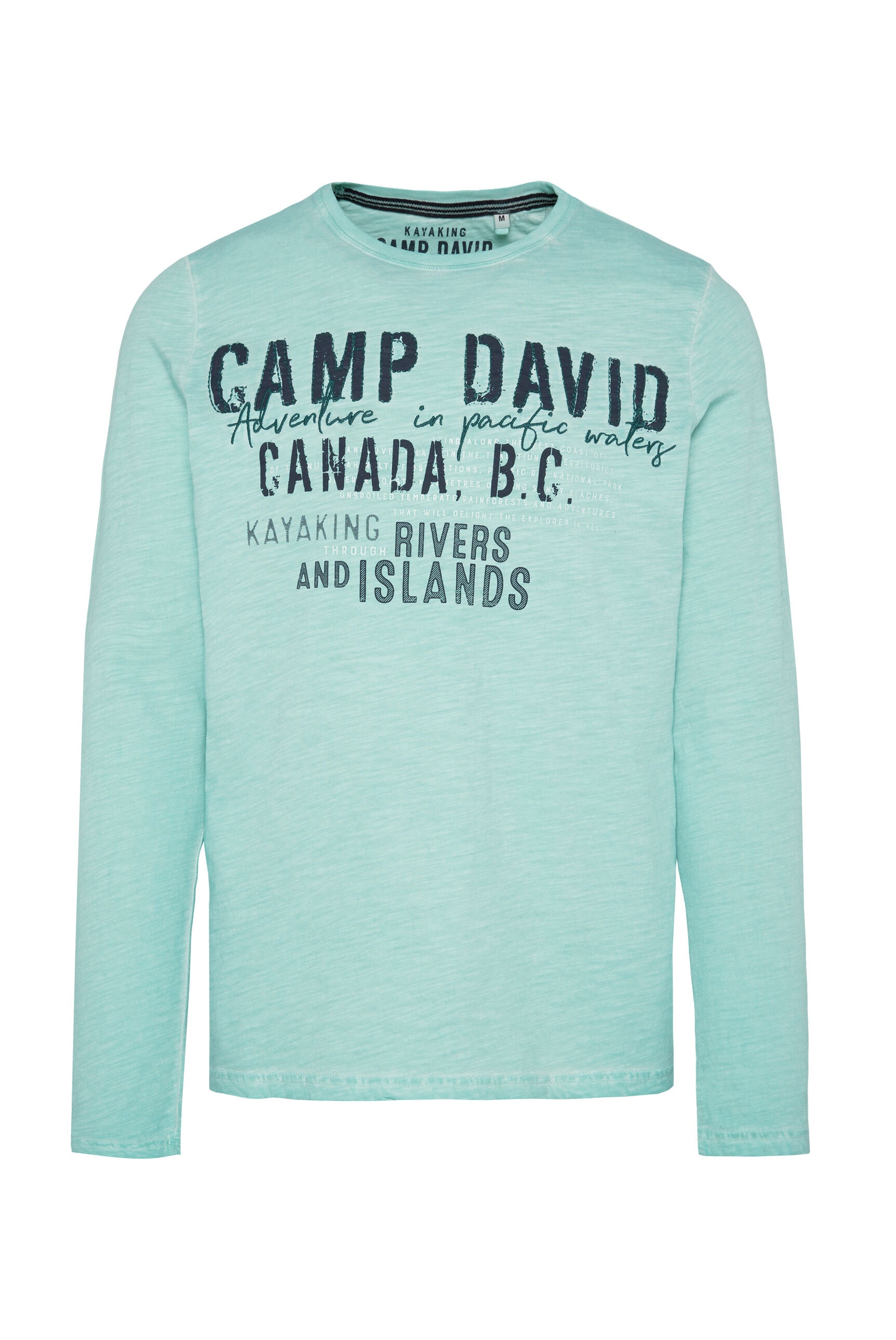 CAMP DAVID Rundhalsshirt, aus Baumwolle