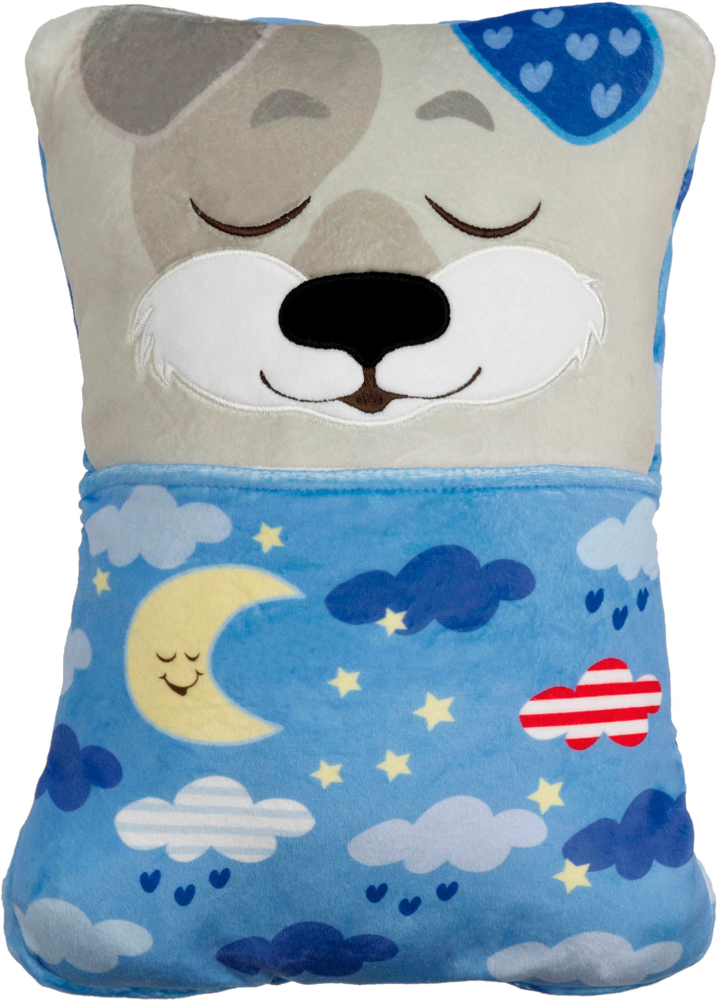 Nici Kuscheltier »Cosidoos, Hund mit Wendefunktion 30x20 cm«, enthält recyceltes Material (Global Recycled Standard)