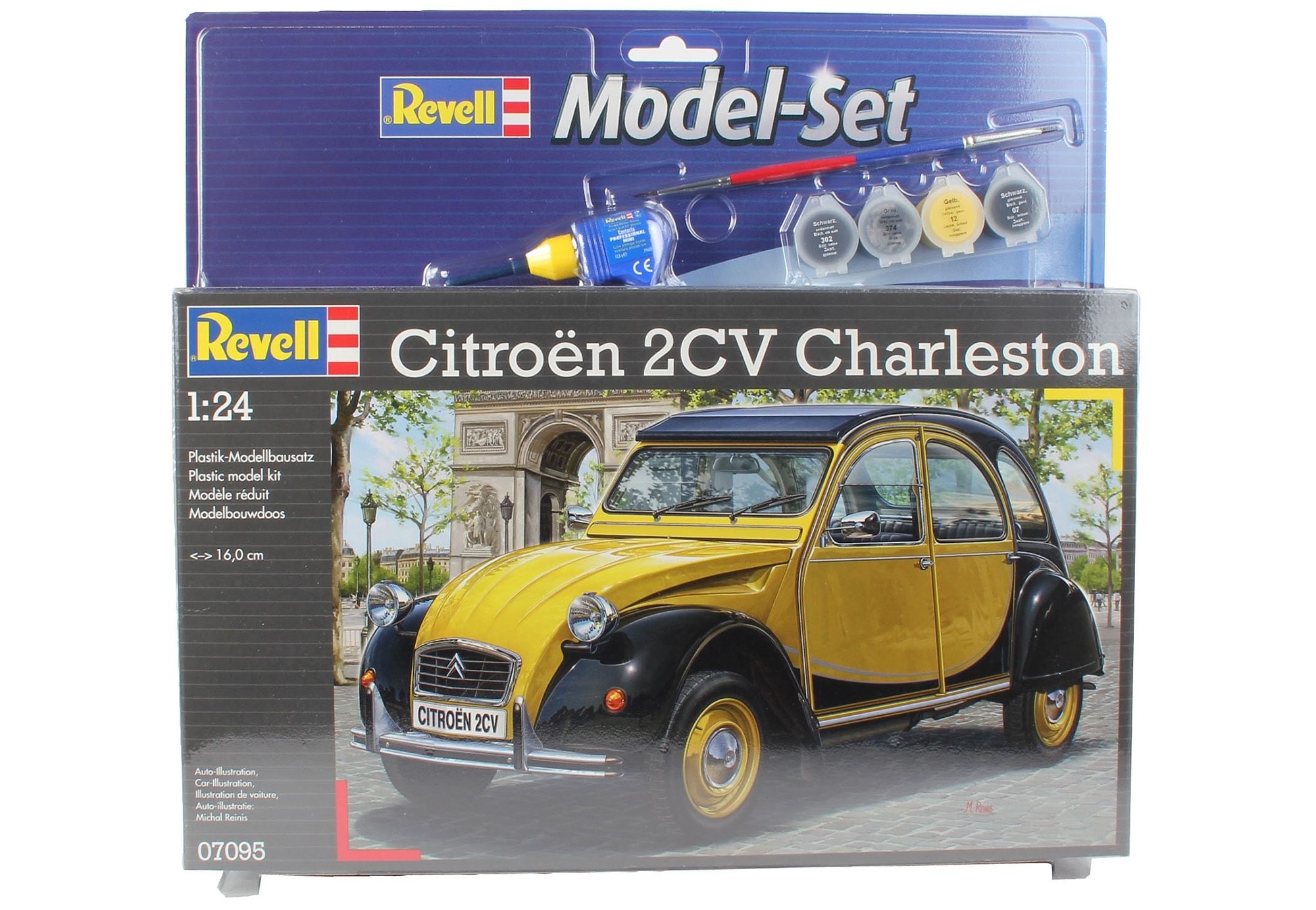 Revell® Modellbausatz »Citroen 2CV Charleston«, (Set), 1:24, Made in Europe
