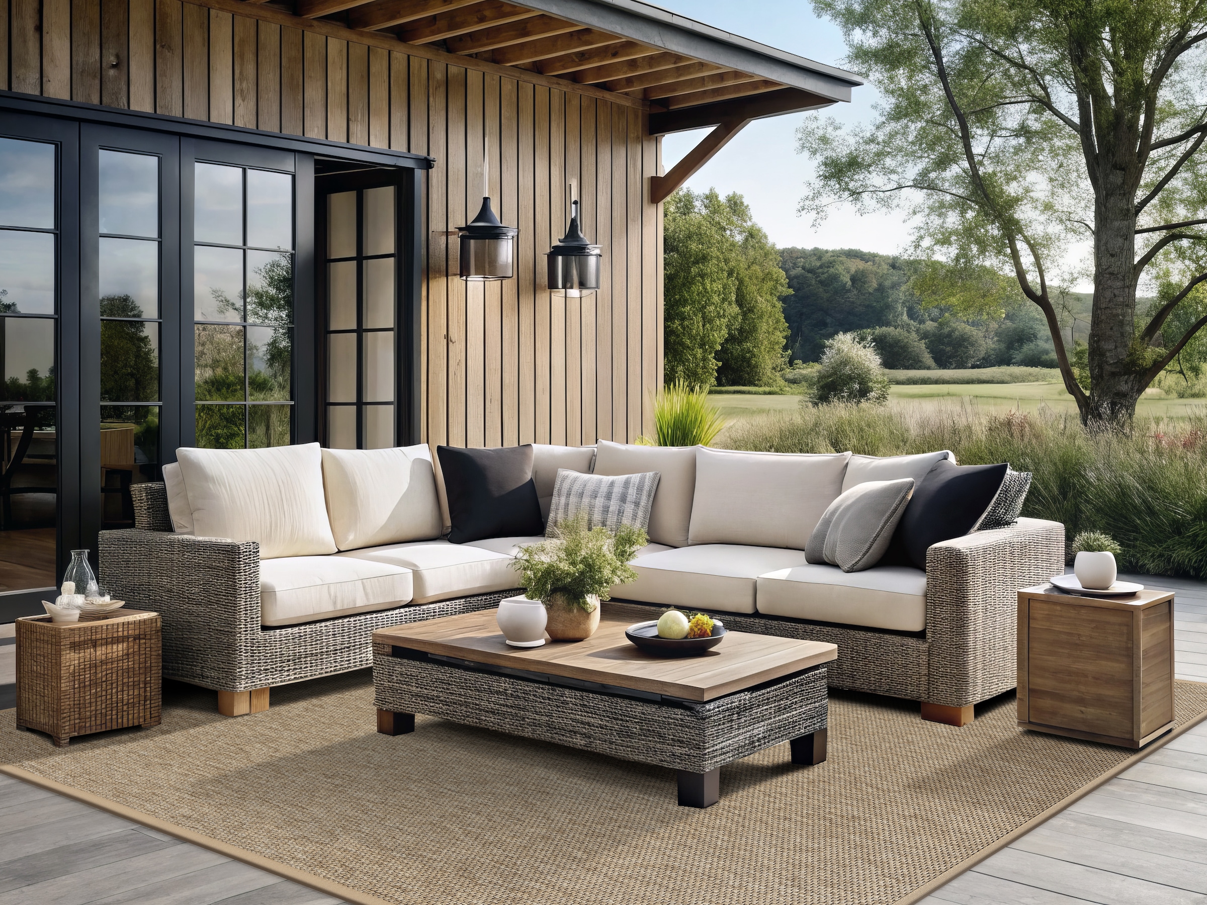 Teppich DEKOWE "Naturino Prestige", braun (camelfarben), B:60cm H:10mm L:110cm, Kunstfaser, Teppiche, Teppich, Flachgewebe, meliert, Sisal Optik, In- und Outdoor geeignet