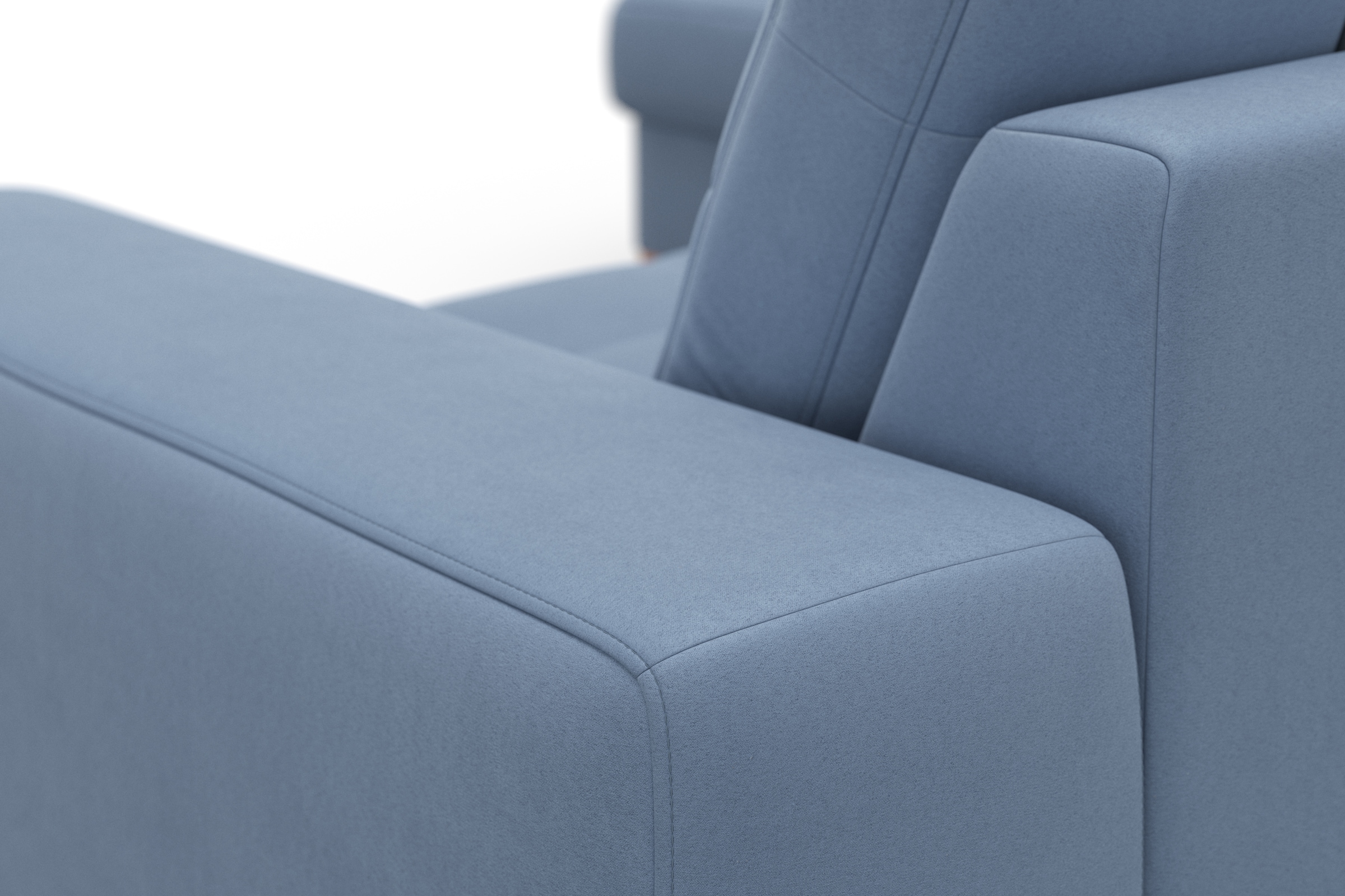 sit&more Ecksofa »Quincy L-Form« wahlweise mit Bettfunktion und Bettkasten