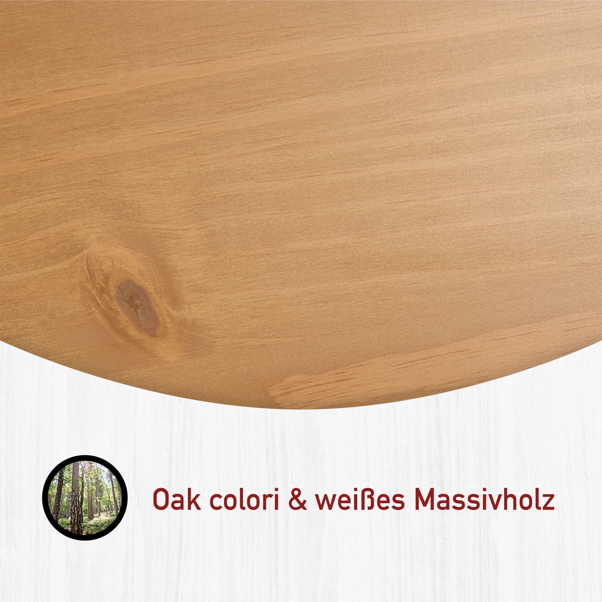 Inter Link Sideboard »Maluno« 1 Stk. tlg. Kiefer Massiv, Soft-Close, Stauraum, BxTxH: ca. 166,4 x 48,3 x 104 cm