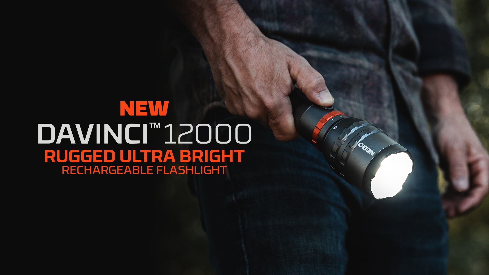 NEBO LED Taschenlampe »Nebo DAVINCI™ 12000 RC Mag Dial« Set, Taschenlampe inkl. Ladekabel, 2 Stk. tlg.