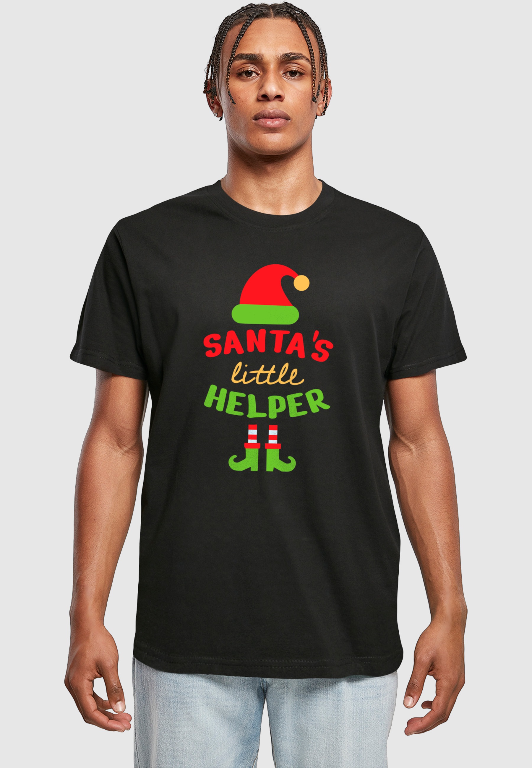 Merchcode T-Shirt »Merchcode Christmas Santa´s Little Helper Tee« 1 Stk.