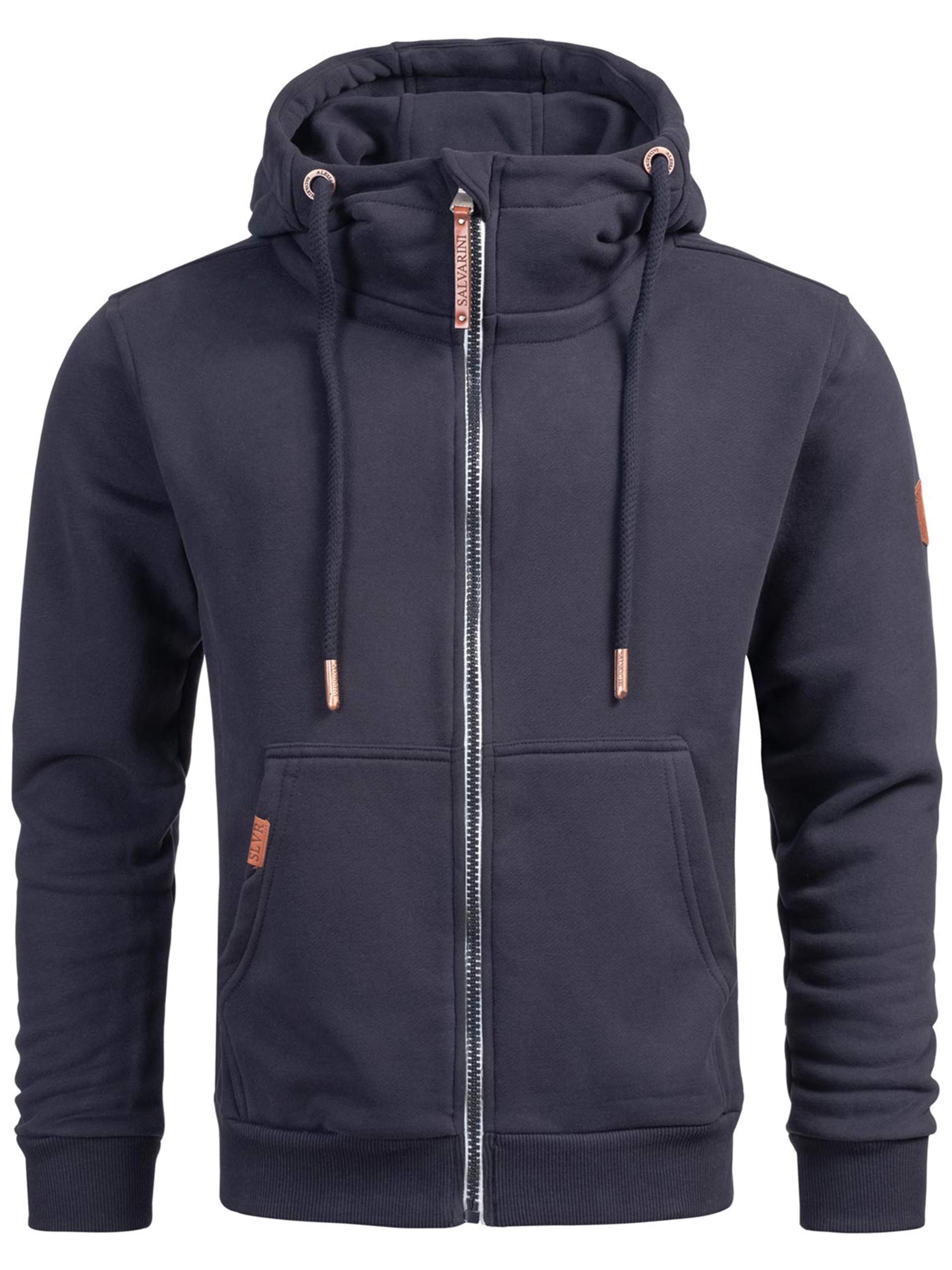 Alessandro Salvarini Sweatjacke »ASGeenio«, mit hohem Kragen