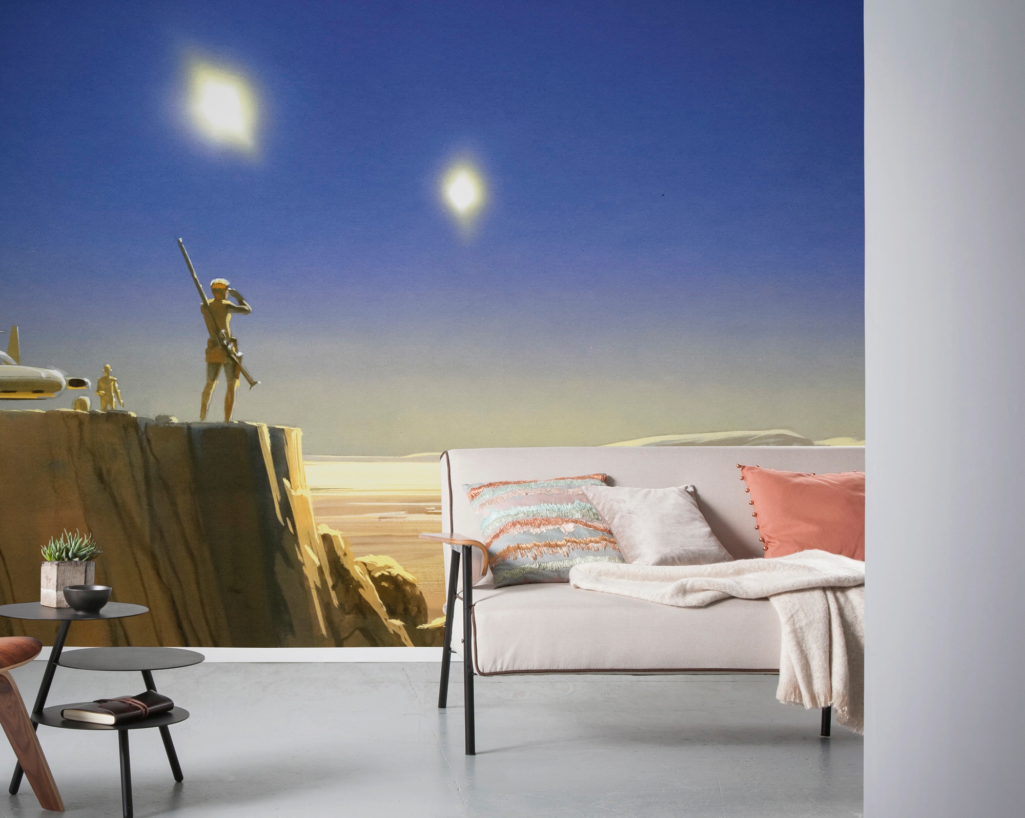 Komar Fototapete »Star Wars Classic RMQ Mos Eisley Edge«,  futuristisch-mehrfarbig-Weltall, 500x250 cm (Breite x Höhe) günstig | BAUR