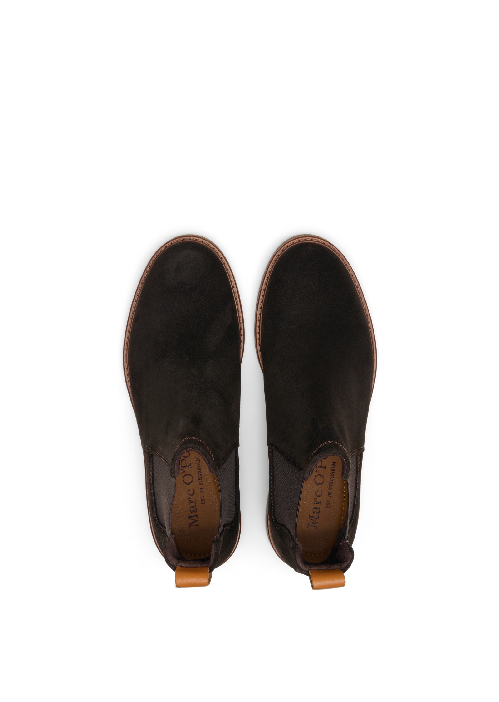 Marc O'Polo Chelseaboots »aus geöltem Veloursleder«