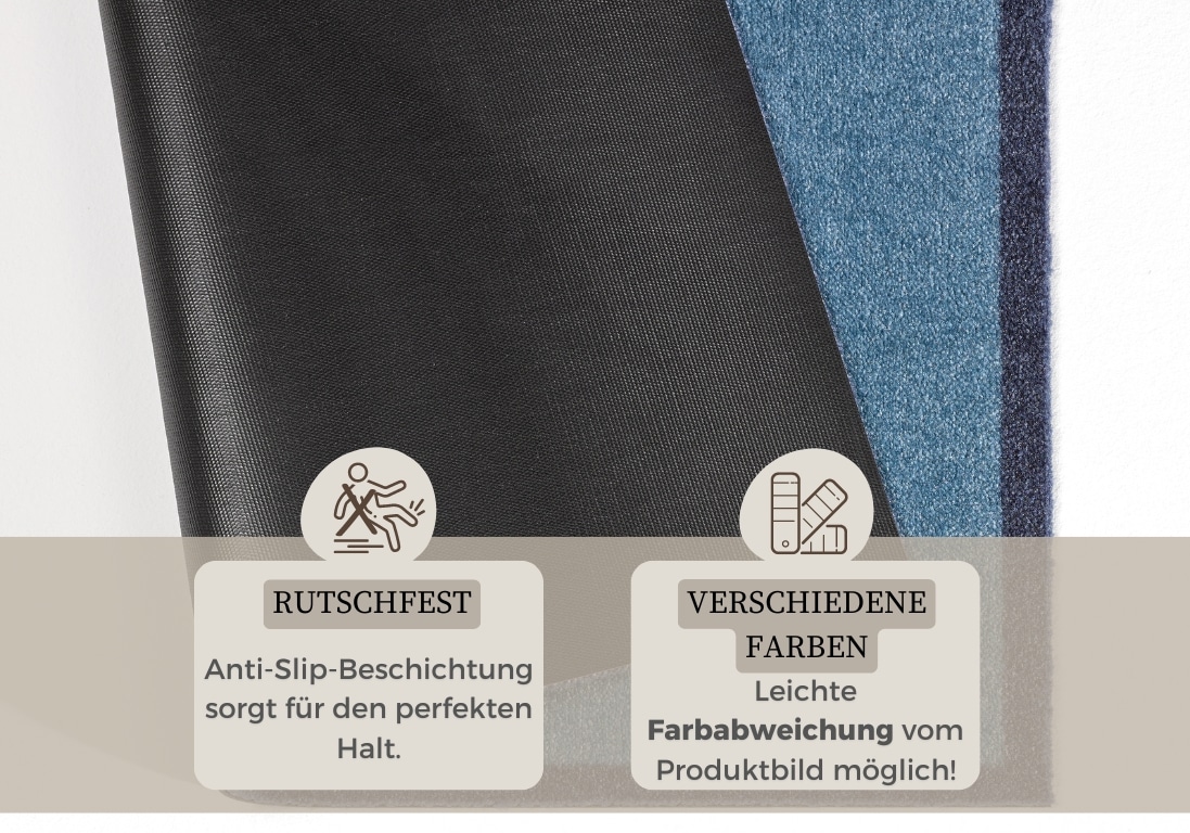 HANSE Home Fußmatte »Moin, Türmatte«, rechteckig, 7 mm Höhe, Waschbar, Schmutzfangmatte, Outdoor, Innen, Rutschfest, Wetterfest