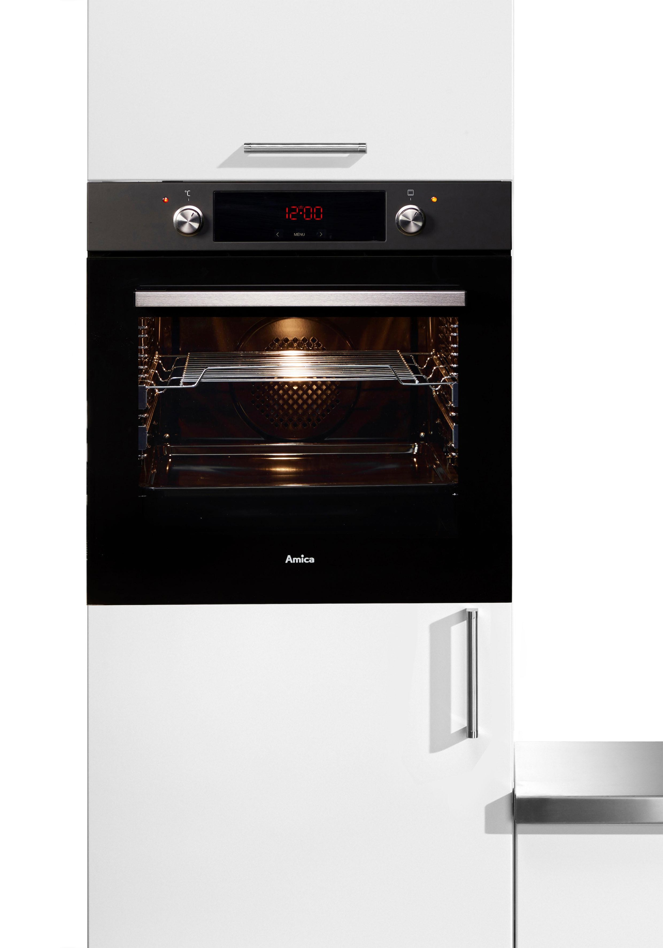 Amica Einbaubackofen  »EBX 944 610 SM«, mit 2-fach-Teleskopauszug, Simple Steam, Simple Steam